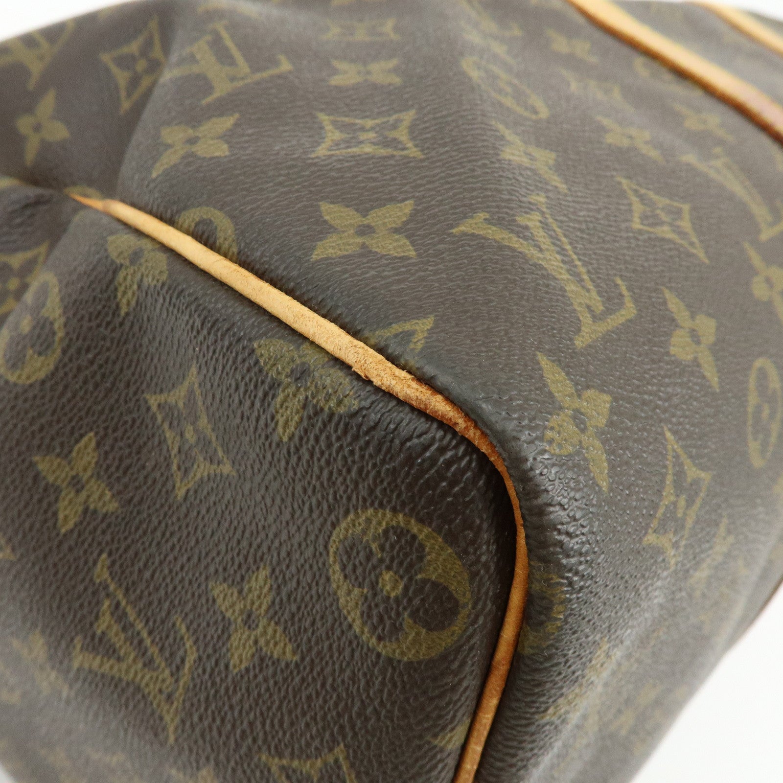Louis Vuitton Monogram Keep All Bandouliere 45 Boston Bag Brown M41418