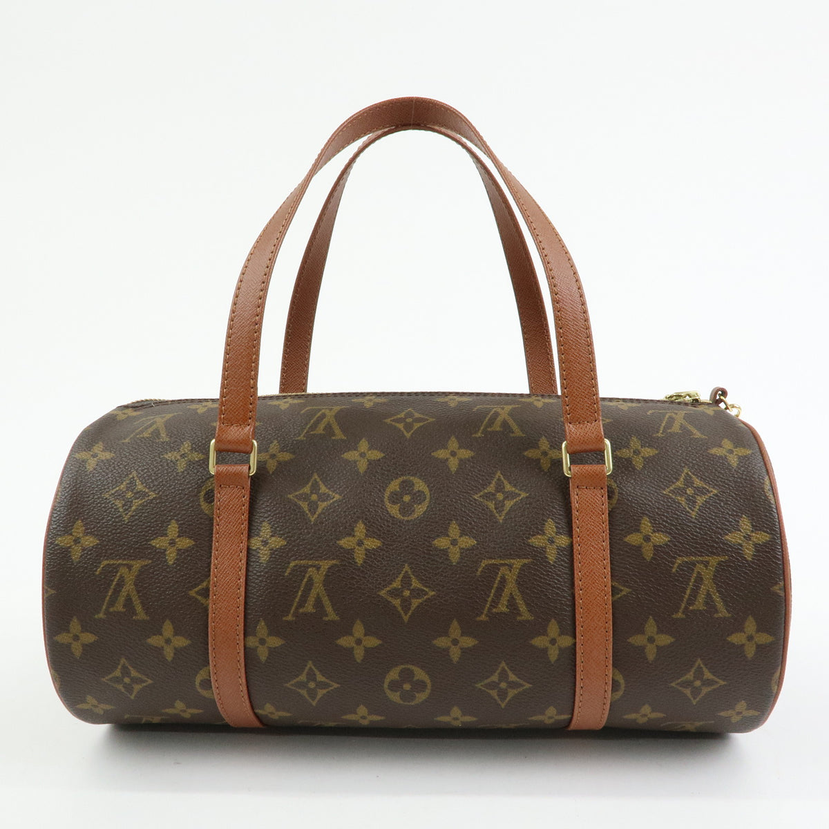 Louis Vuitton Monogram Papillon 30 Hand Bag Brown M51365