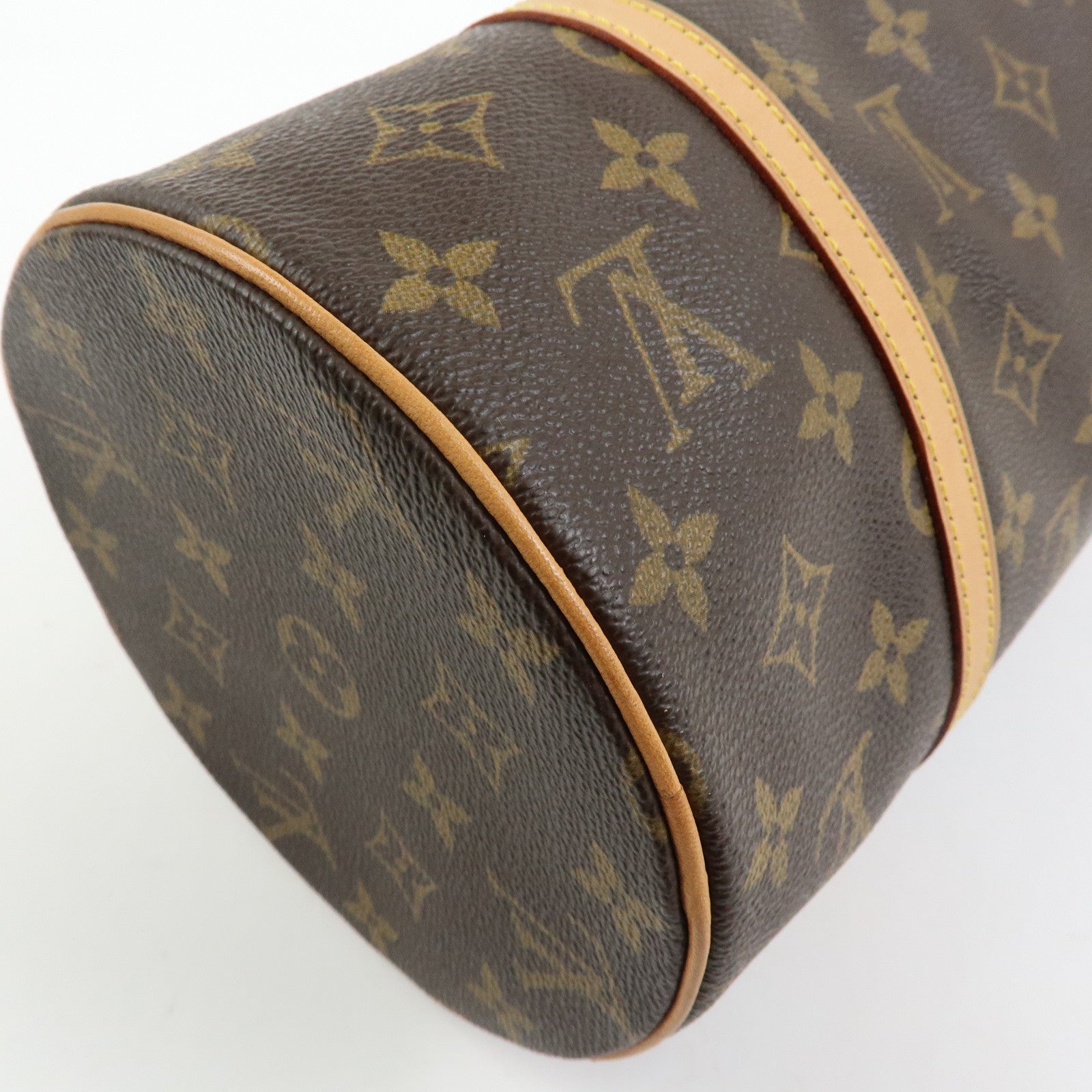 Louis Vuitton Monogram Papillon 30 Hand Bag & Pouch Brown M51385