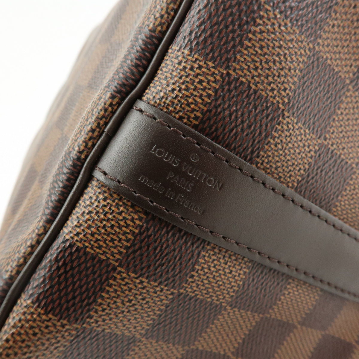 Louis Vuitton Damier Speedy Bandouliere 30 Boston Bag Brown N41367