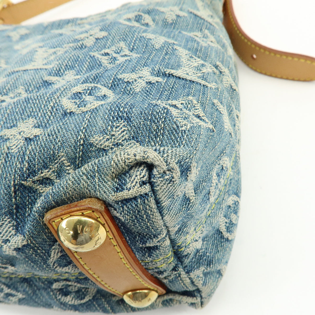 Louis Vuitton Monogram Denim Baggy PM 2Way Bag Shoulder Bag M95049