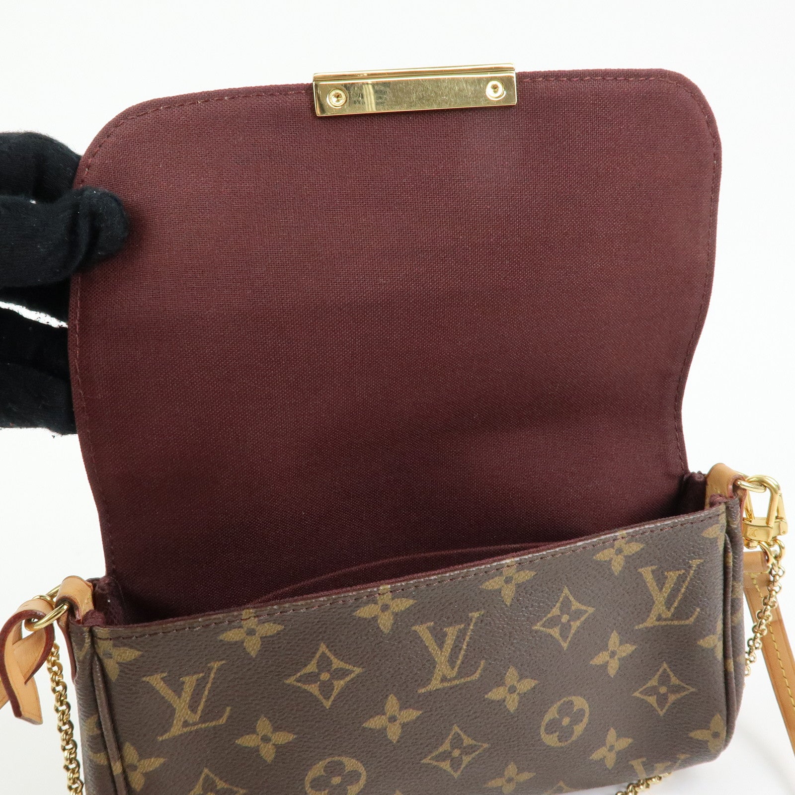 Louis Vuitton Monogram Favorite PM 2Way Shoulder Bag Brown M40717