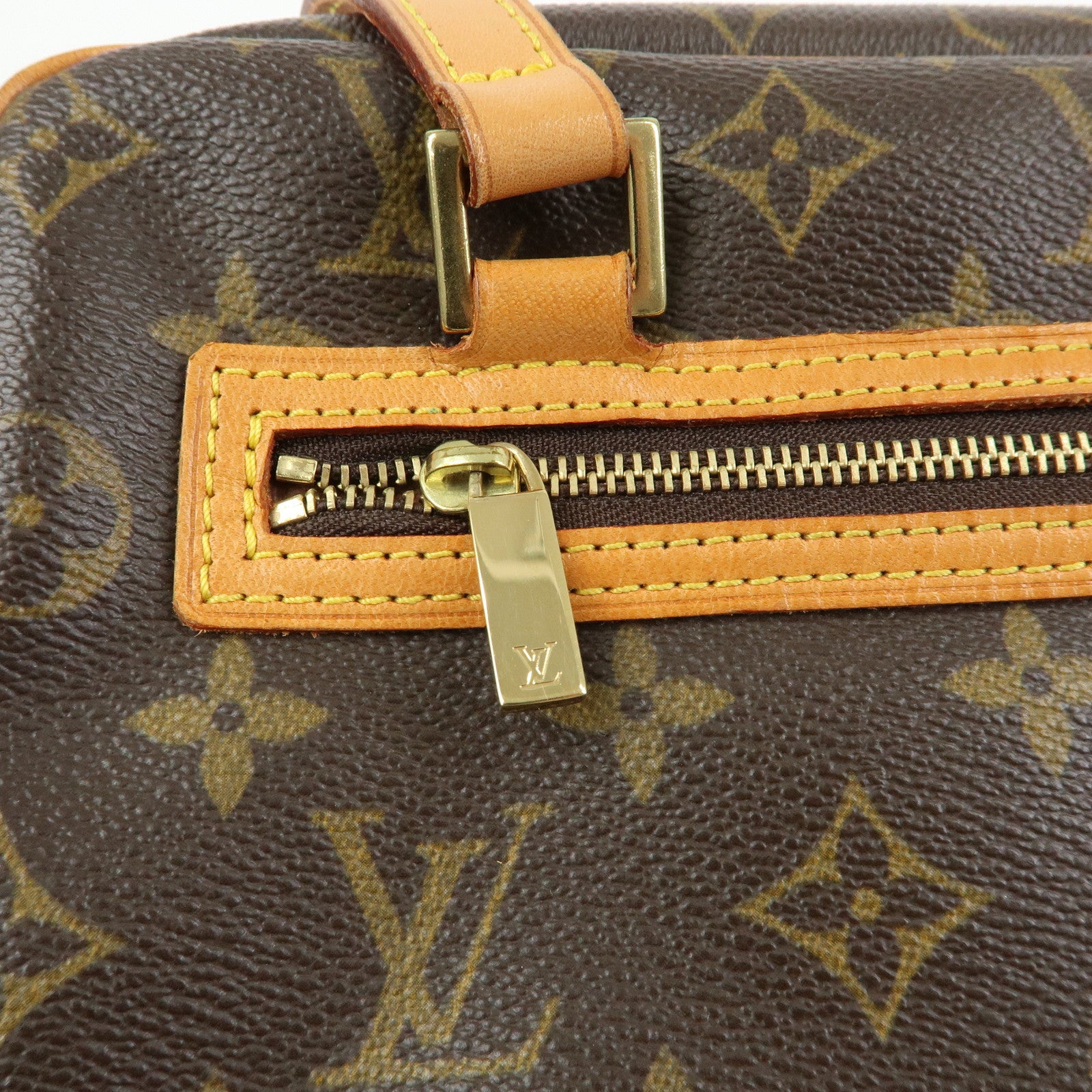 Louis Vuitton Monogram Cite MM Shoulder Bag Hand Bag Brown M51182