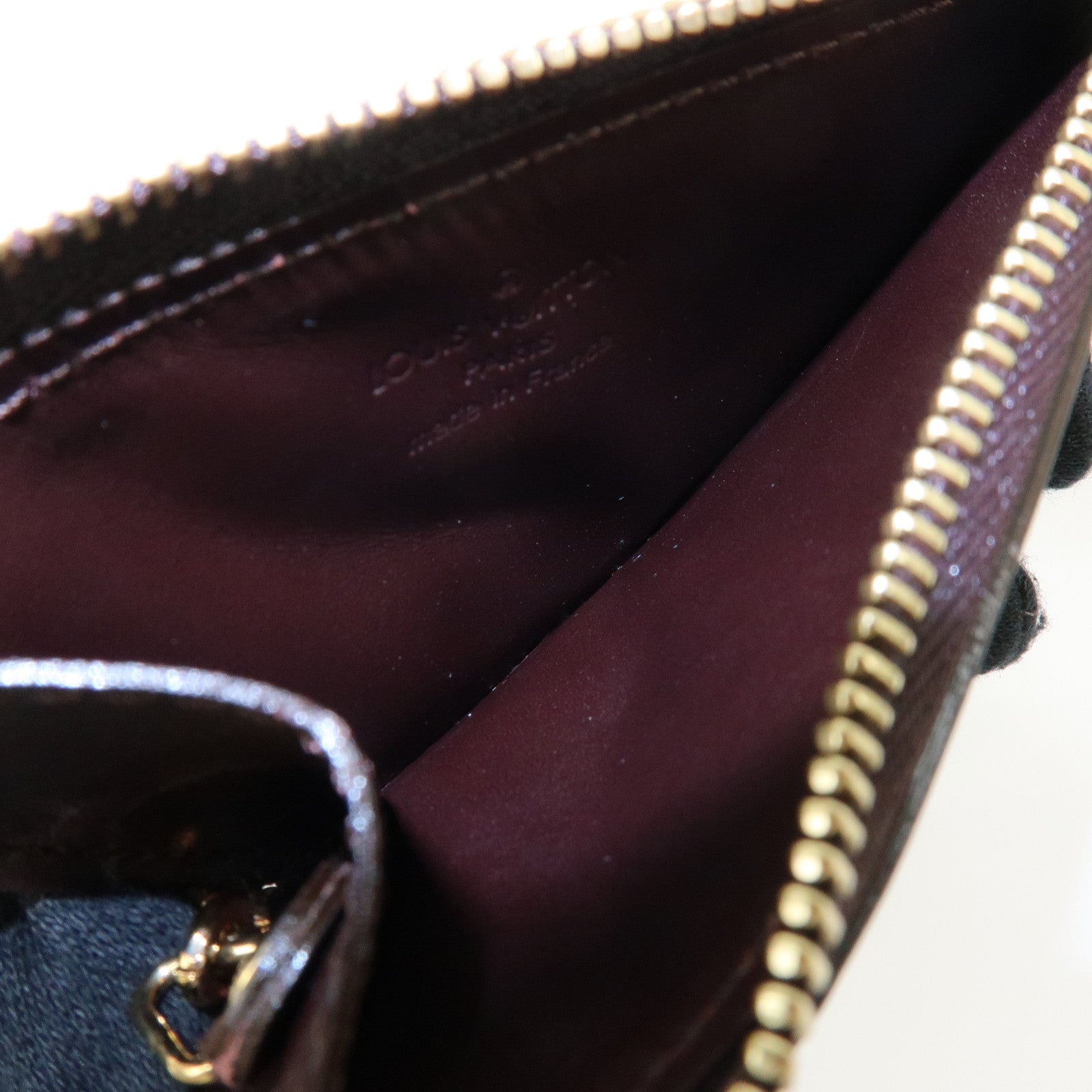 Louis Vuitton Monogram Vernis Leather Pochette Coq Coin Case M91406