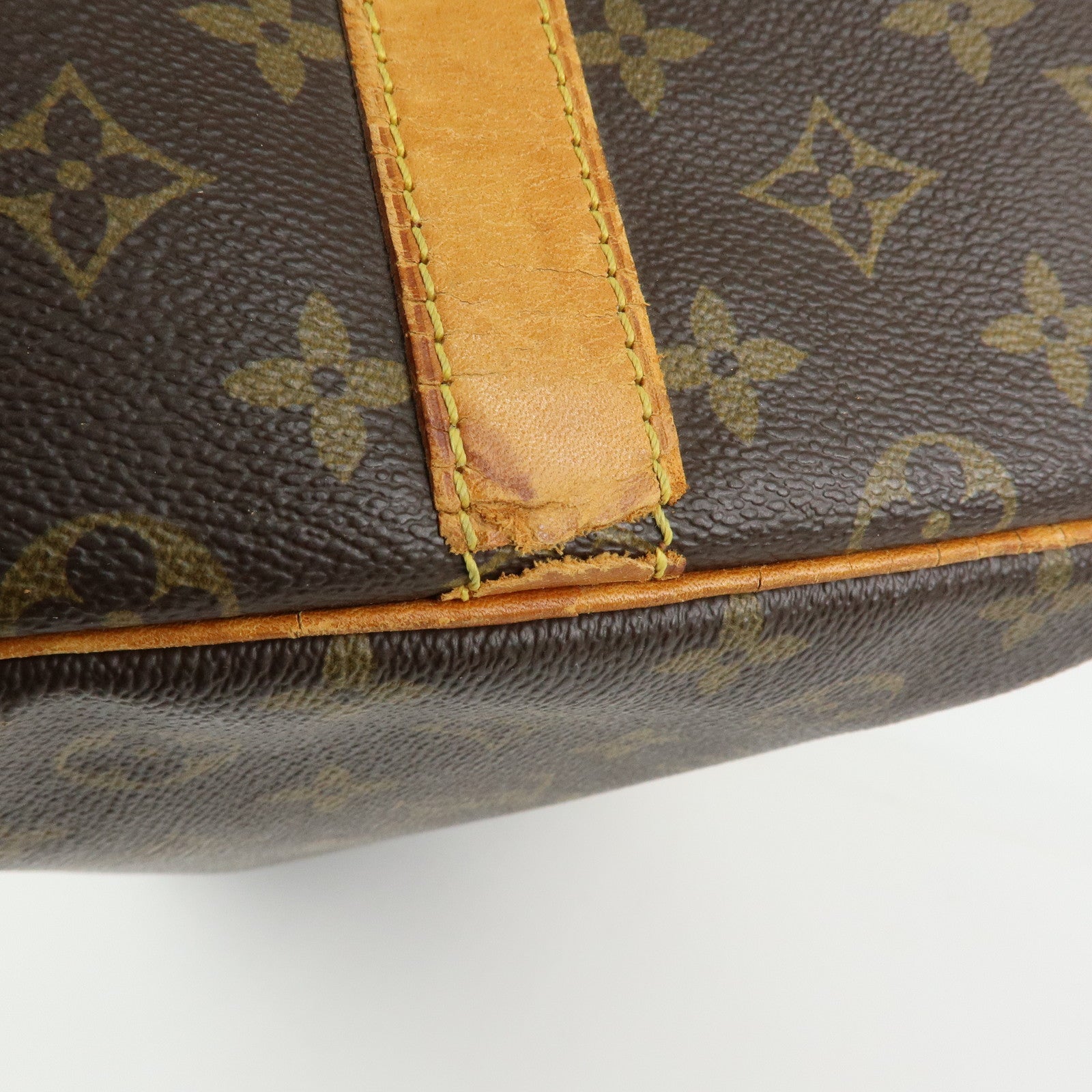 Louis Vuitton Monogram Keep All Bandouliere 60 Bag Brown M41412