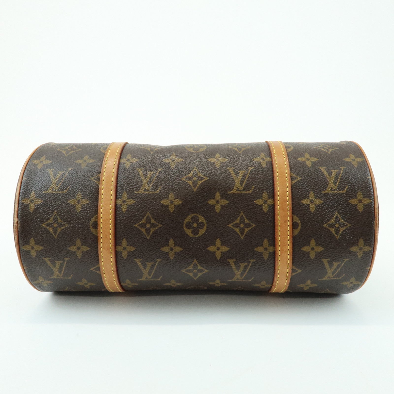 Louis Vuitton Monogram Canvas Leather Papillon 30 Brown M51385