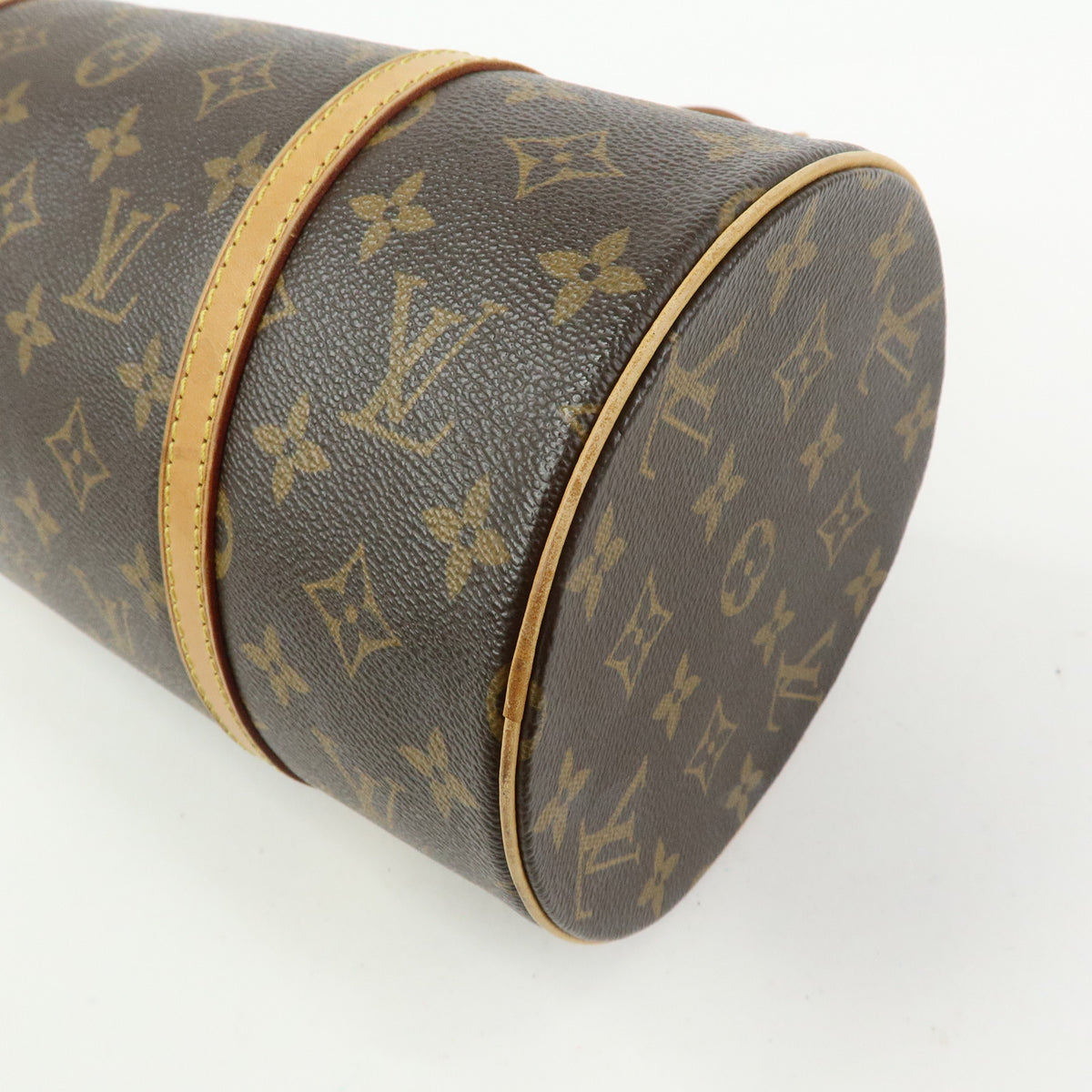 Louis Vuitton Monogram Papillon 30 Hand Bag Brown M51385