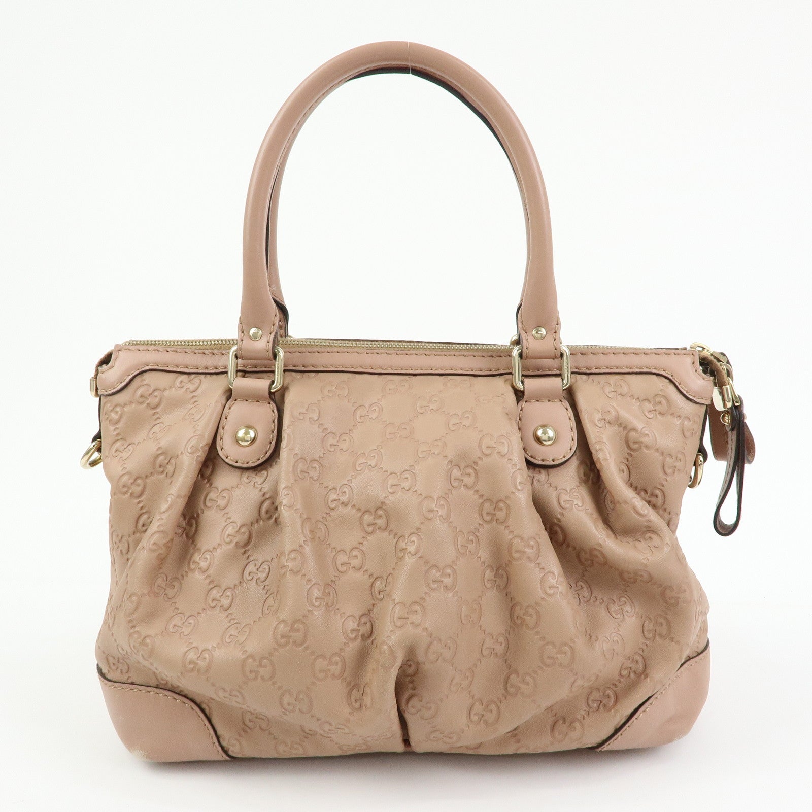GUCCI Sukey Interlocking G Leather 2Way Shoulder Hand Bag 247902