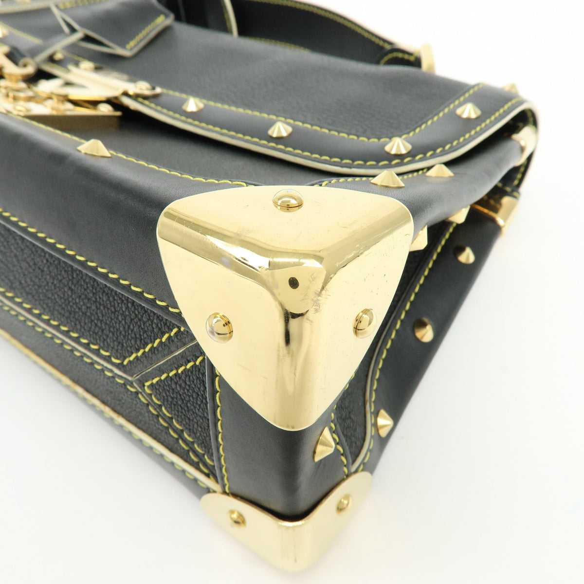 Louis Vuitton Talentueux Suhali Leather Shoulder Bag Studs Noir M91820