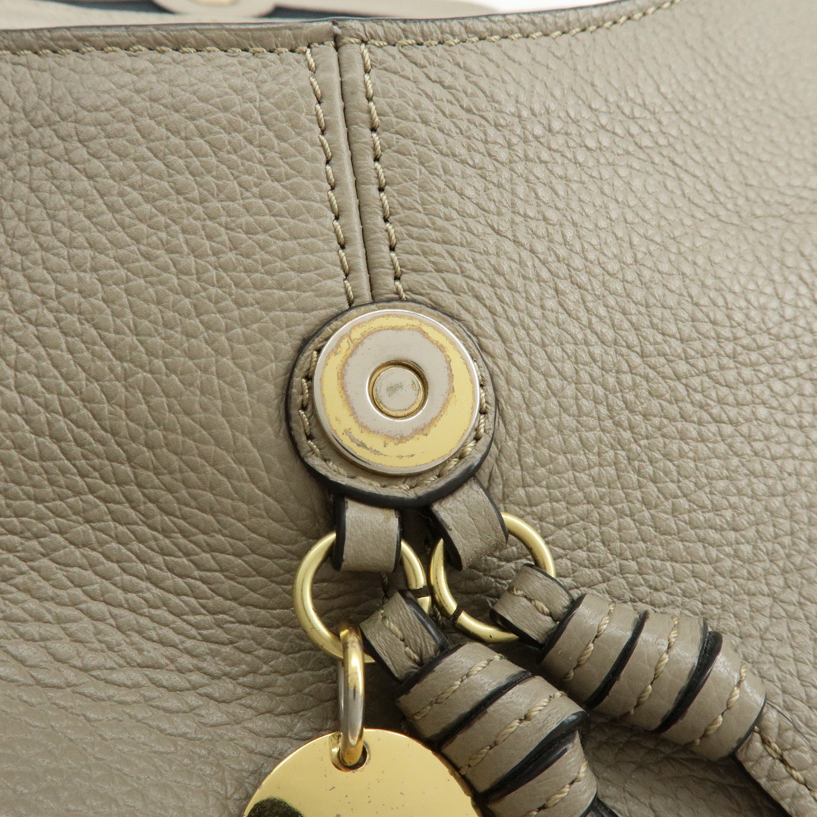 Chloe See By Chloe Olga 2Way Bag Mini Backpack Shoulder Bag Greige