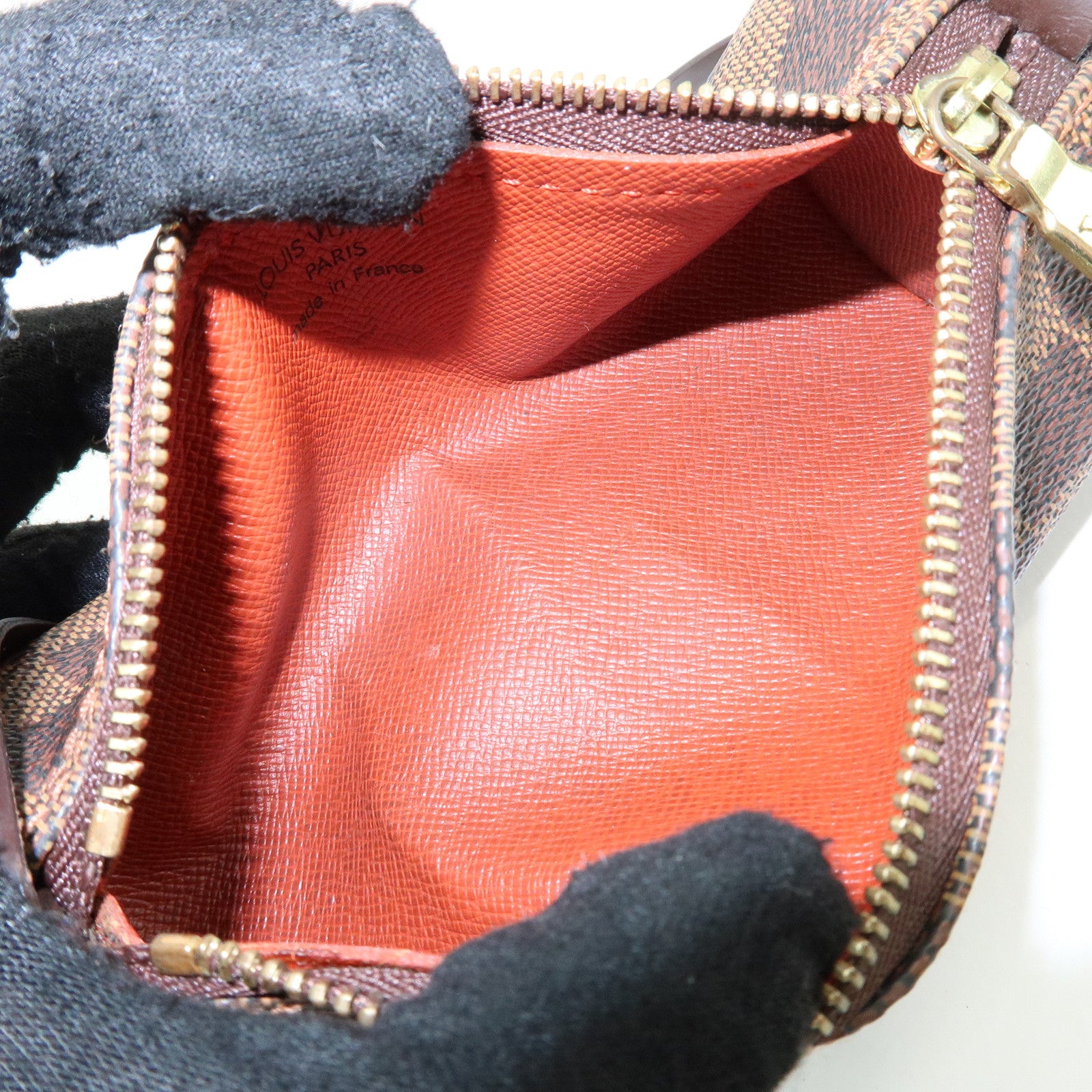 Louis Vuitton Damier Ebene Papillon 30 Hand Bag & Pouch Brown N51303
