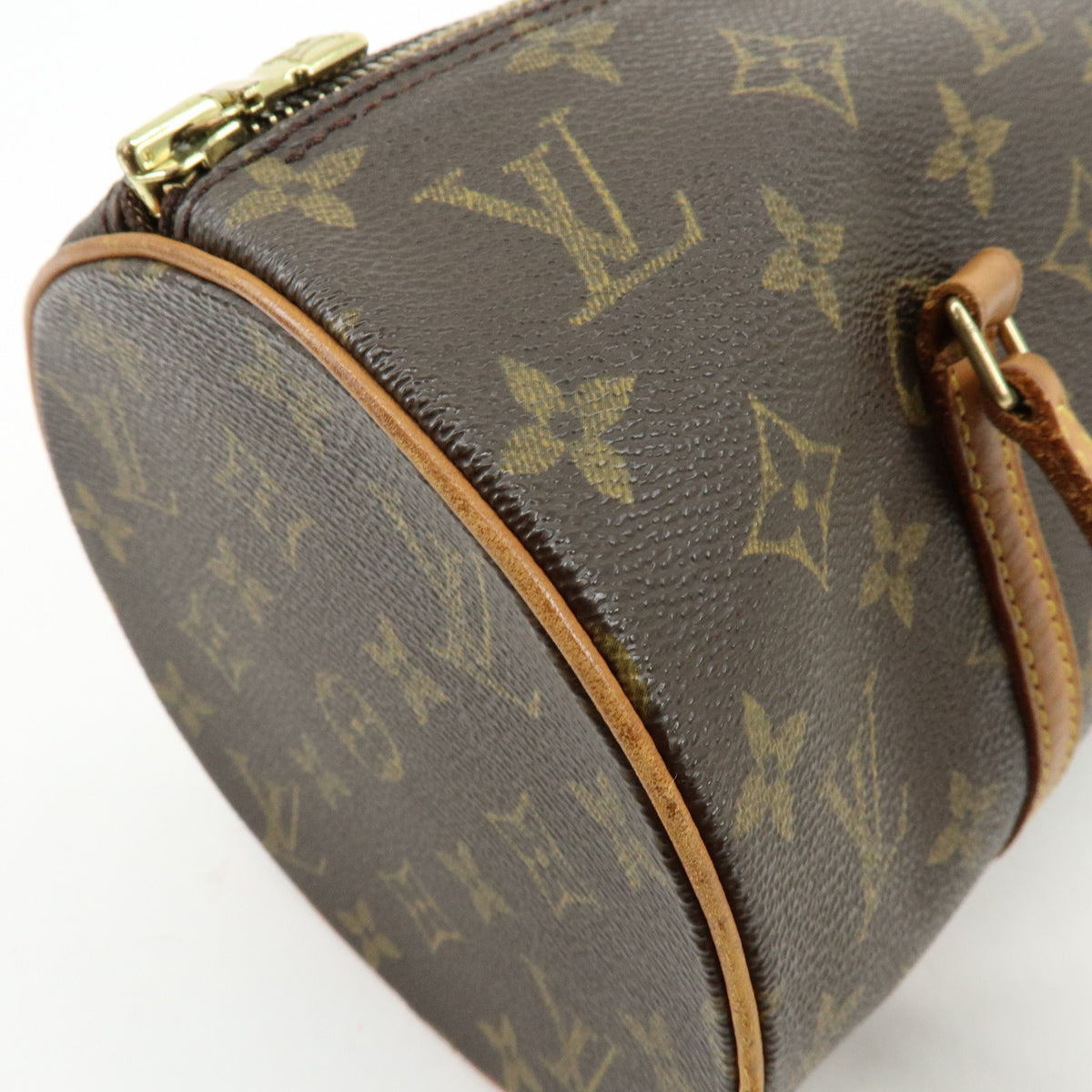 Louis Vuitton Monogram Papillon 30 Hand Bag Brown M51385