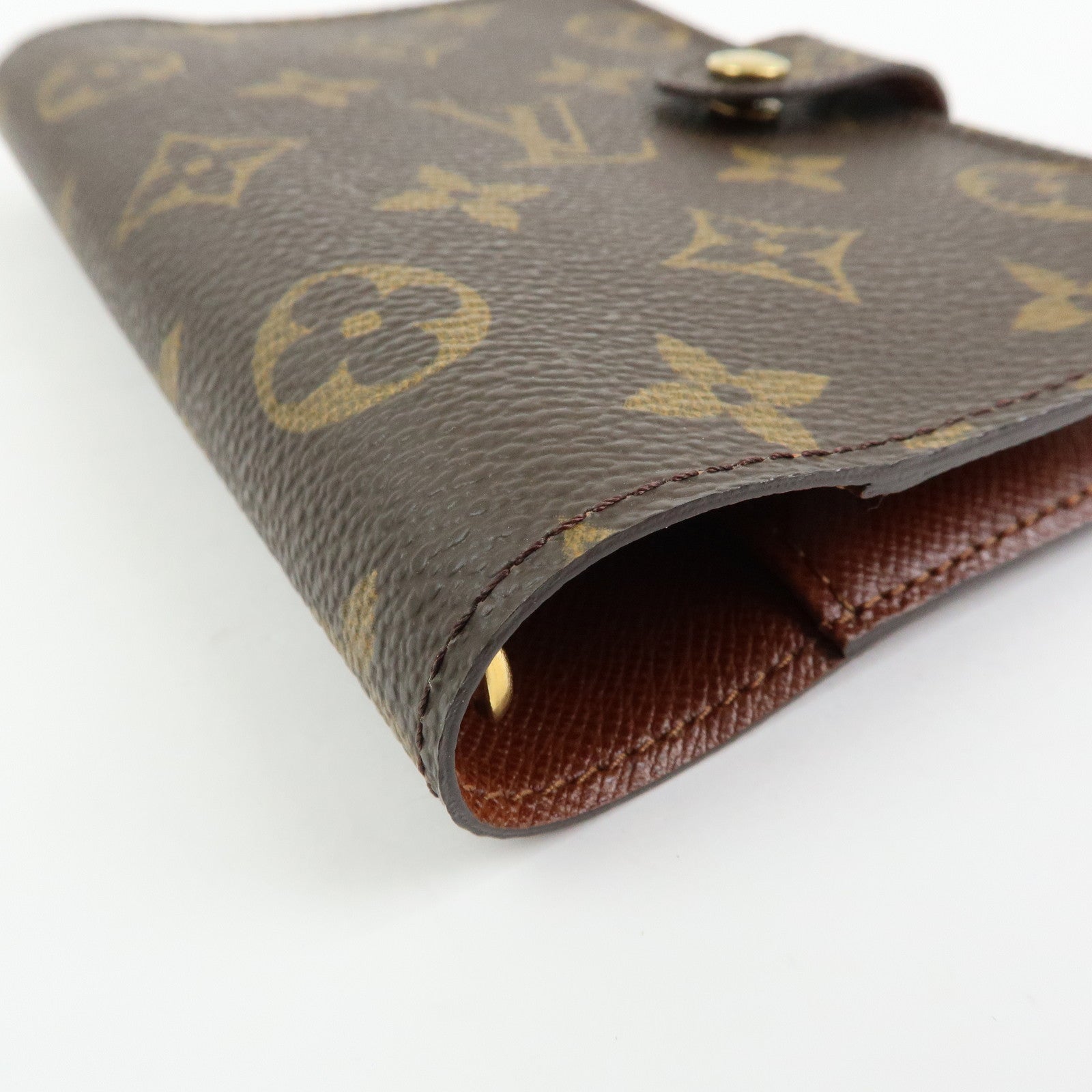 Louis Vuitton Monogram Agenda PM Planner Cover Brown R20005
