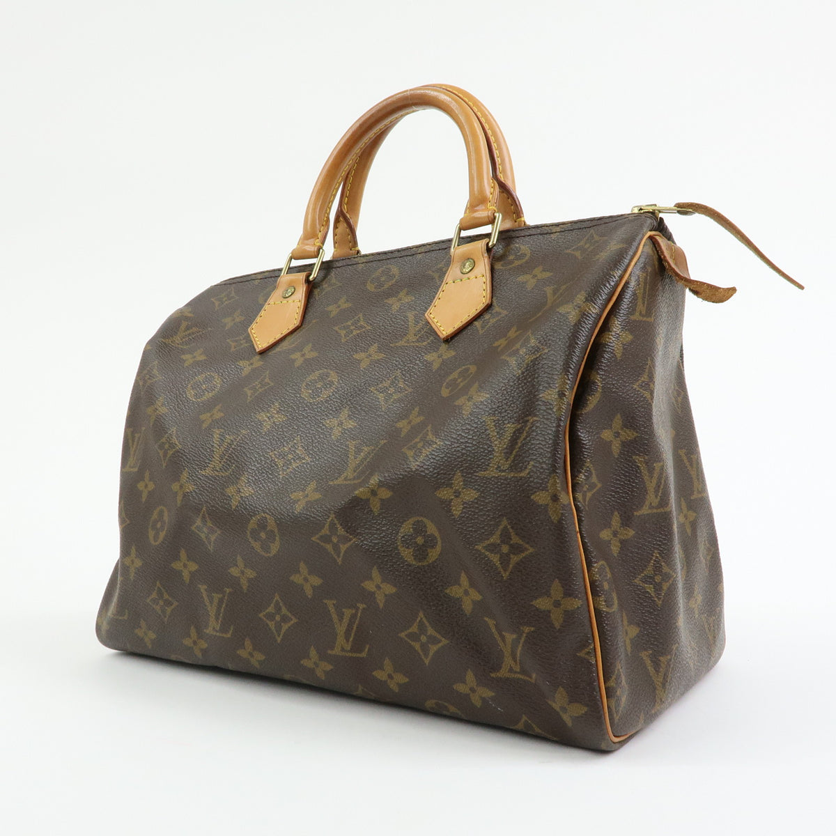 Louis Vuitton Monogram Speedy 30 Boston Bag Hand Bag Brown M41526