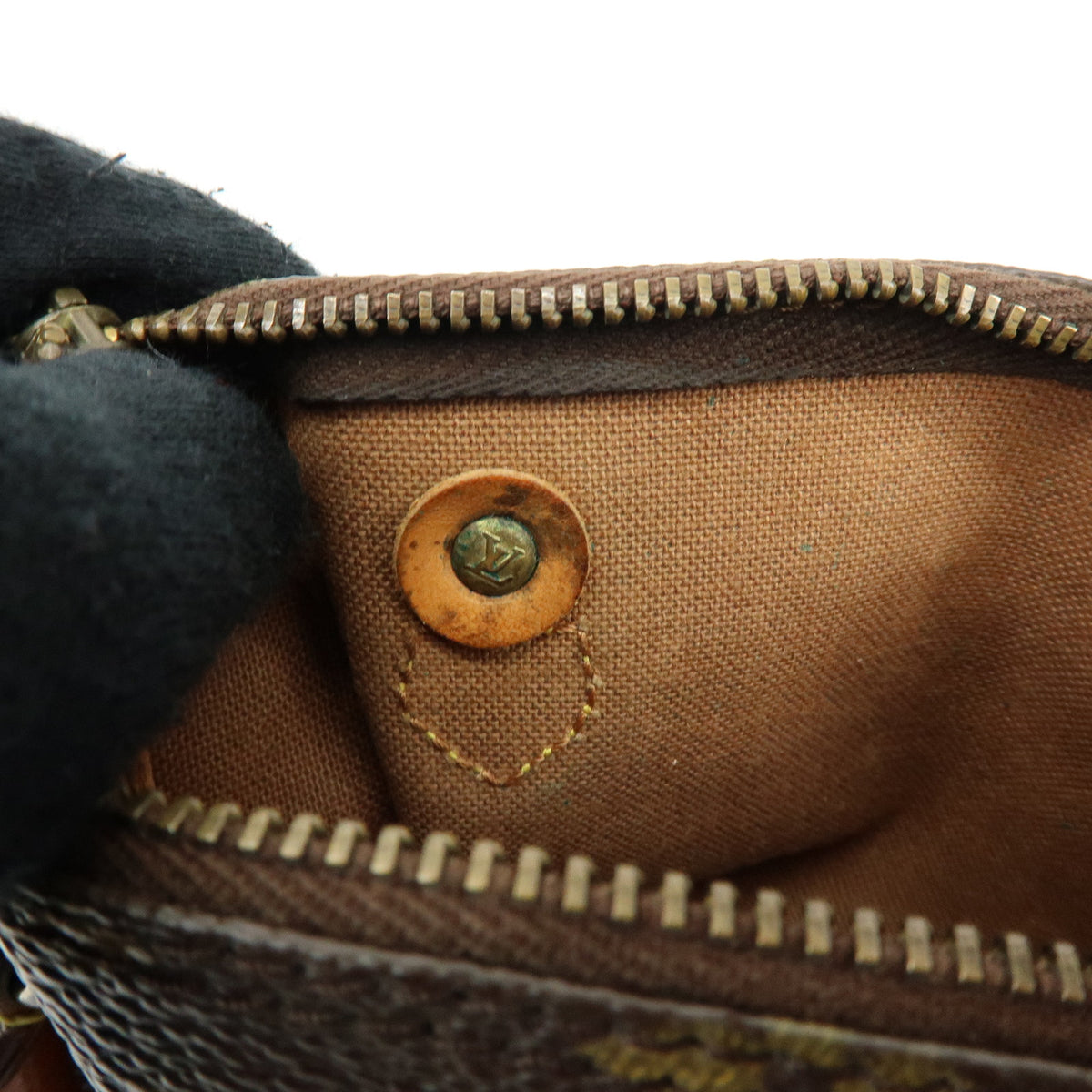 Louis Vuitton Monogram Canvas Mini Speedy Hand Bag Brown M41534