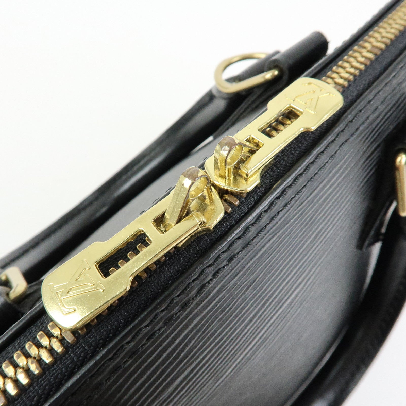 Louis Vuitton Epi Alma Hand Bag Noir Black M52142