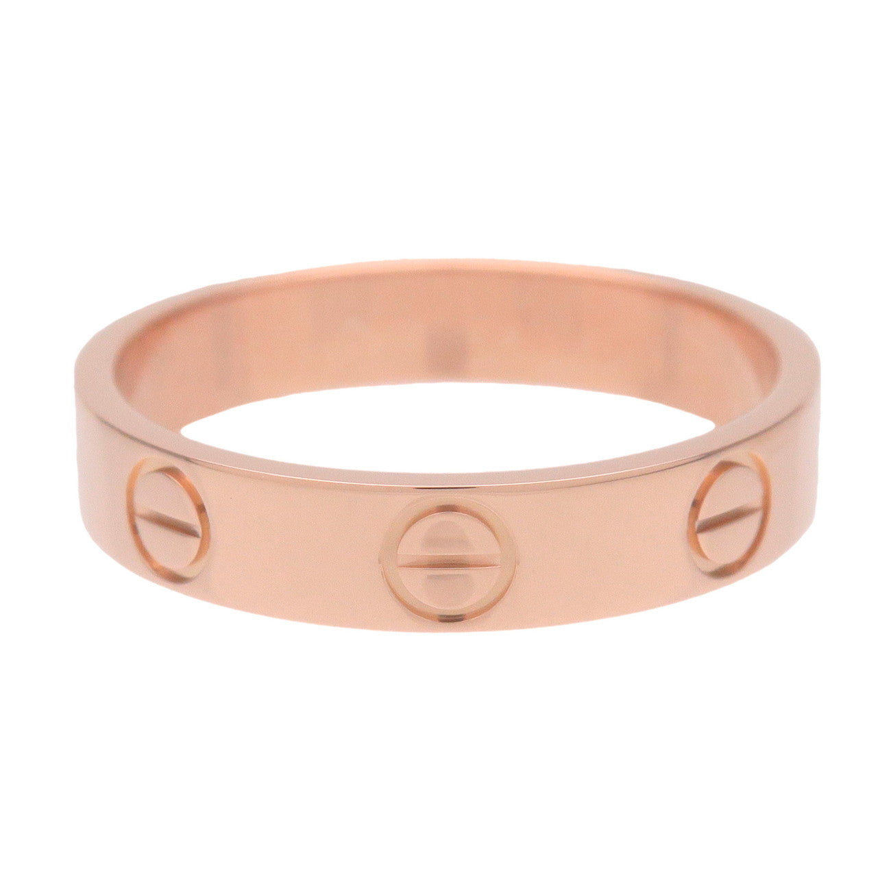Cartier Mini Love Ring #50 K18 750PG Rose Gold US5.25 EU50 HK11