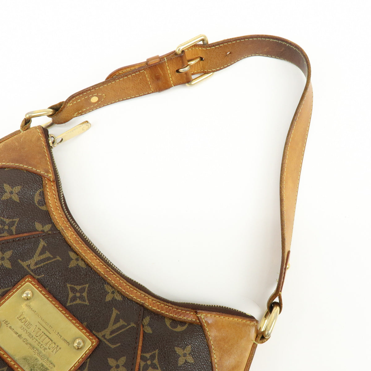 Louis Vuitton Monogram Thames PM Shoulder Bag Hand Bag Brown M56384