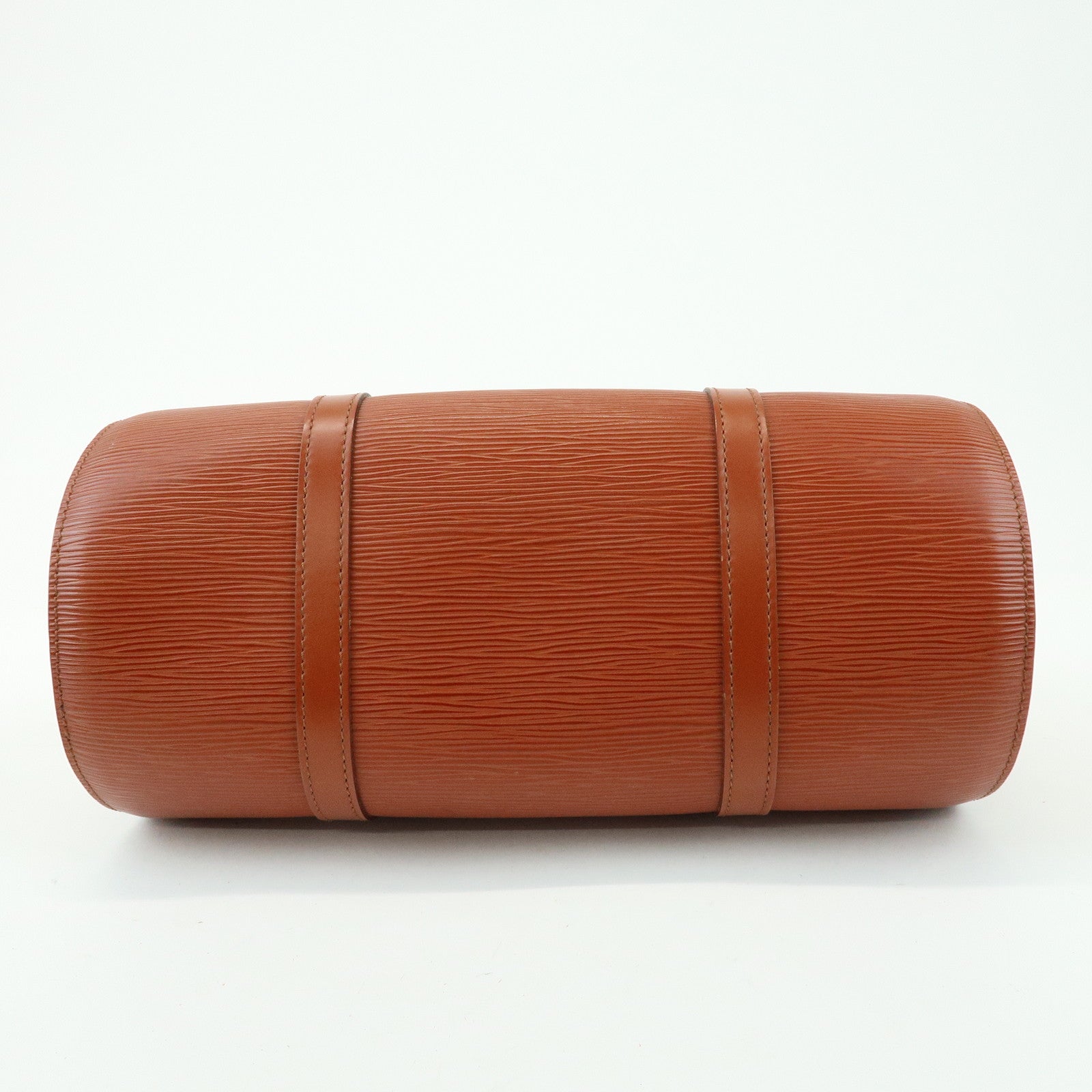 Louis Vuitton Epi Leather Soufflot Hand Bag Kenya Brown M52223