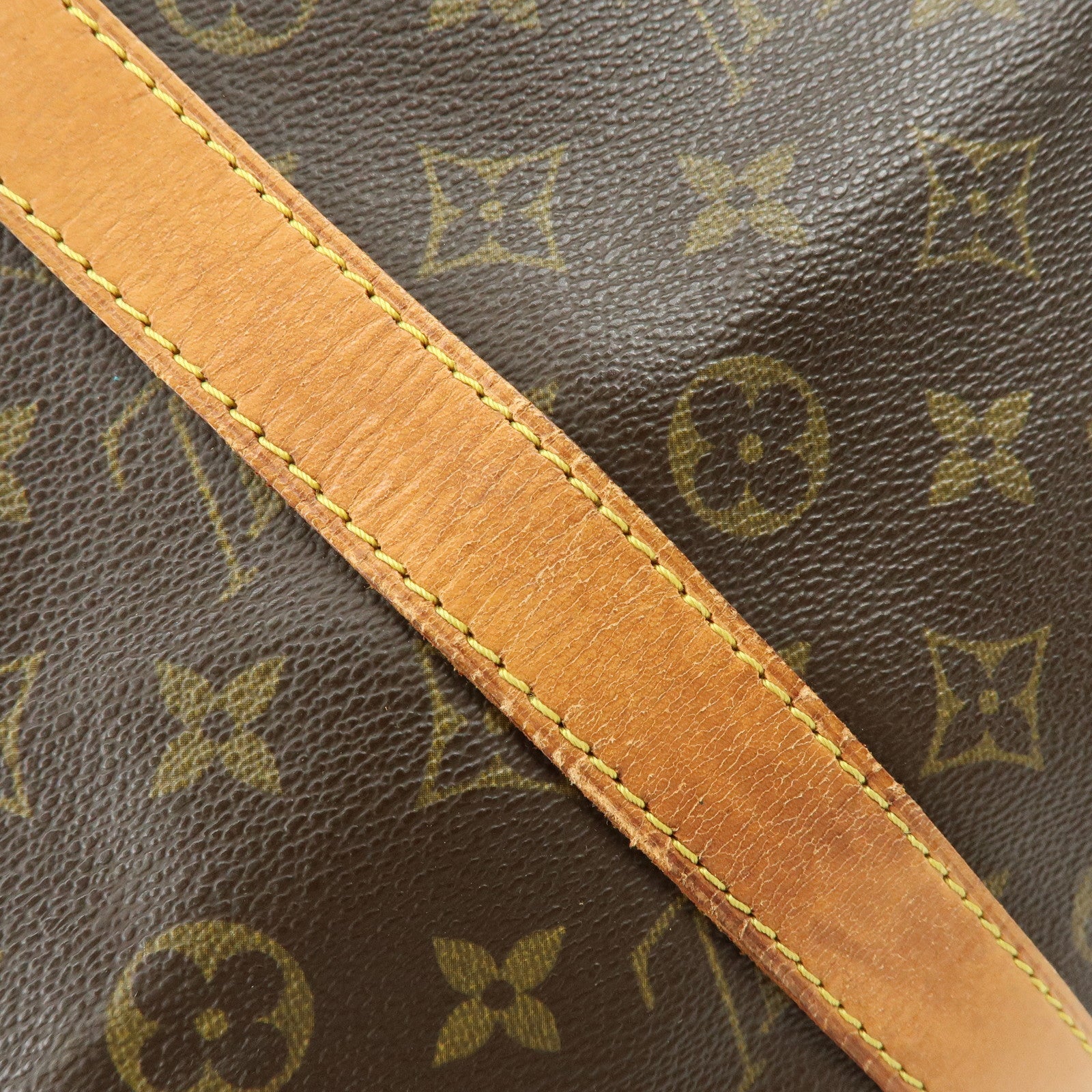 Louis Vuitton Keep All Bandouliere 55 Boston Bag Hand Bag Brown M41414