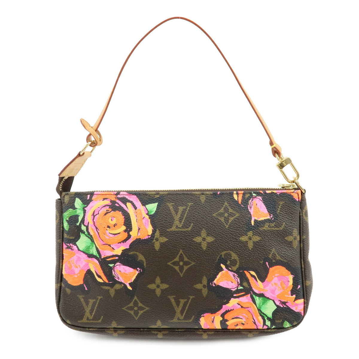 Louis Vuitton Monogram Rose Pochette Accessoires Pouch Brown M48615