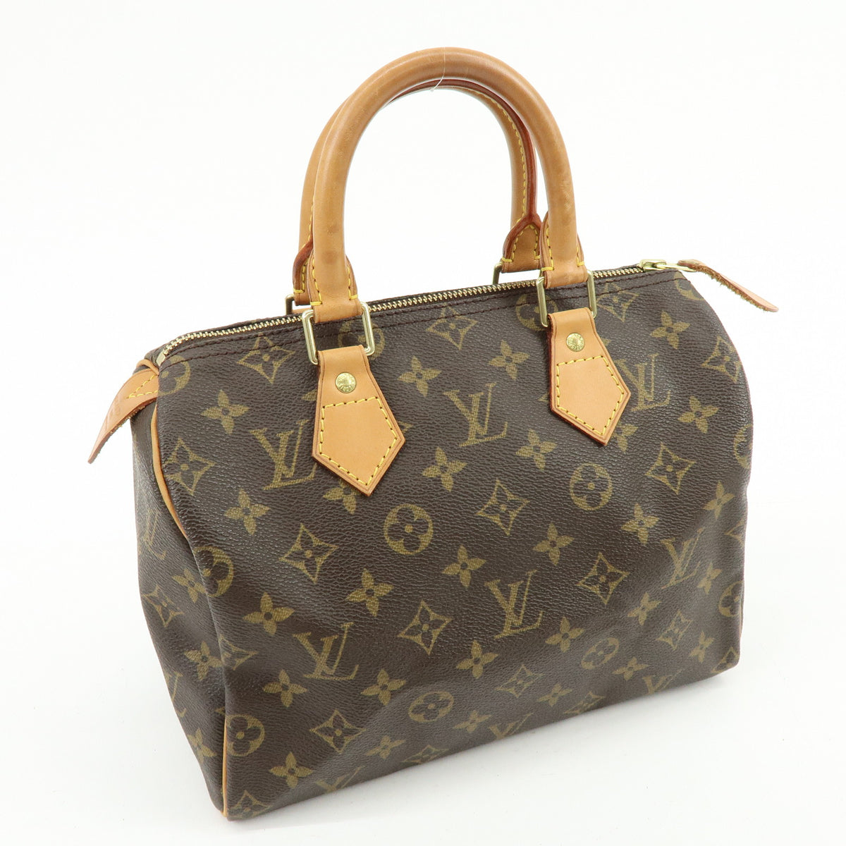 Louis Vuitton Monogram Speedy 25 Boston Bag Hand Bag Brown M41528