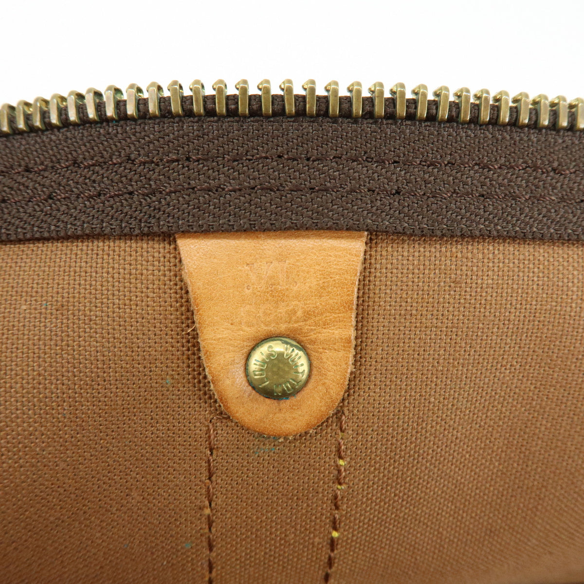 Louis Vuitton Monogram Keep All Bandouliere 60 Boston Bag Brown M41412