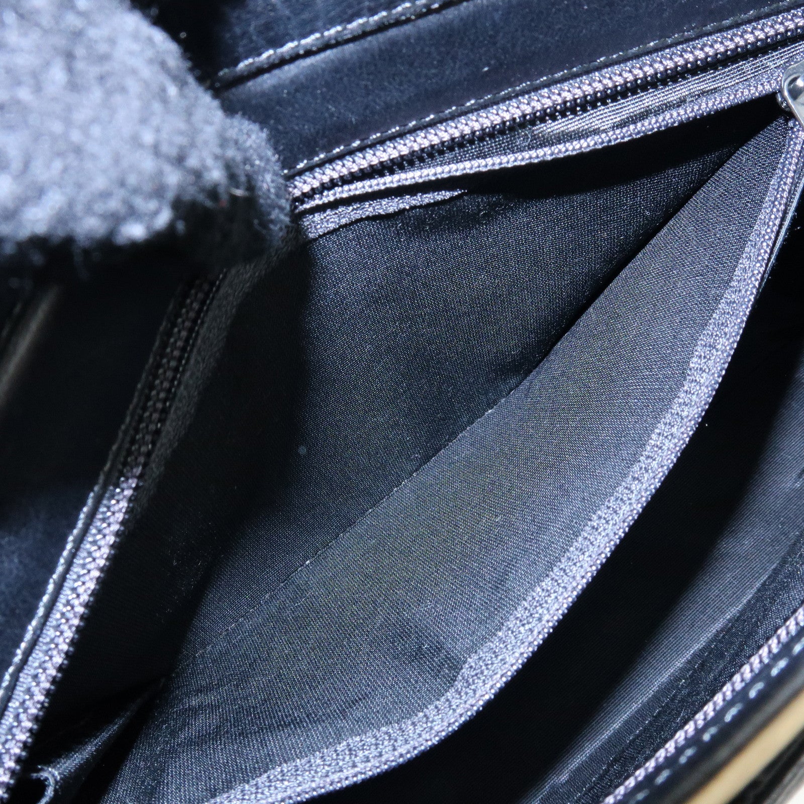 BURBERRY Logo Leather Tote Bag Hand Bag Nova Plaid Black
