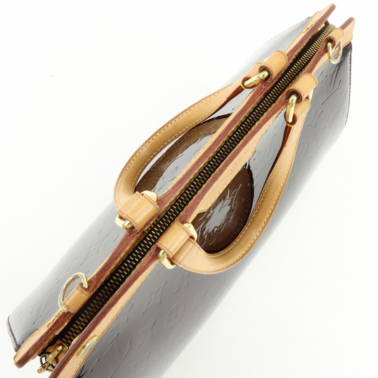 Louis Vuitton Monogram Vernis Brea MM 2Way Shoulder Bag Amarante M91619