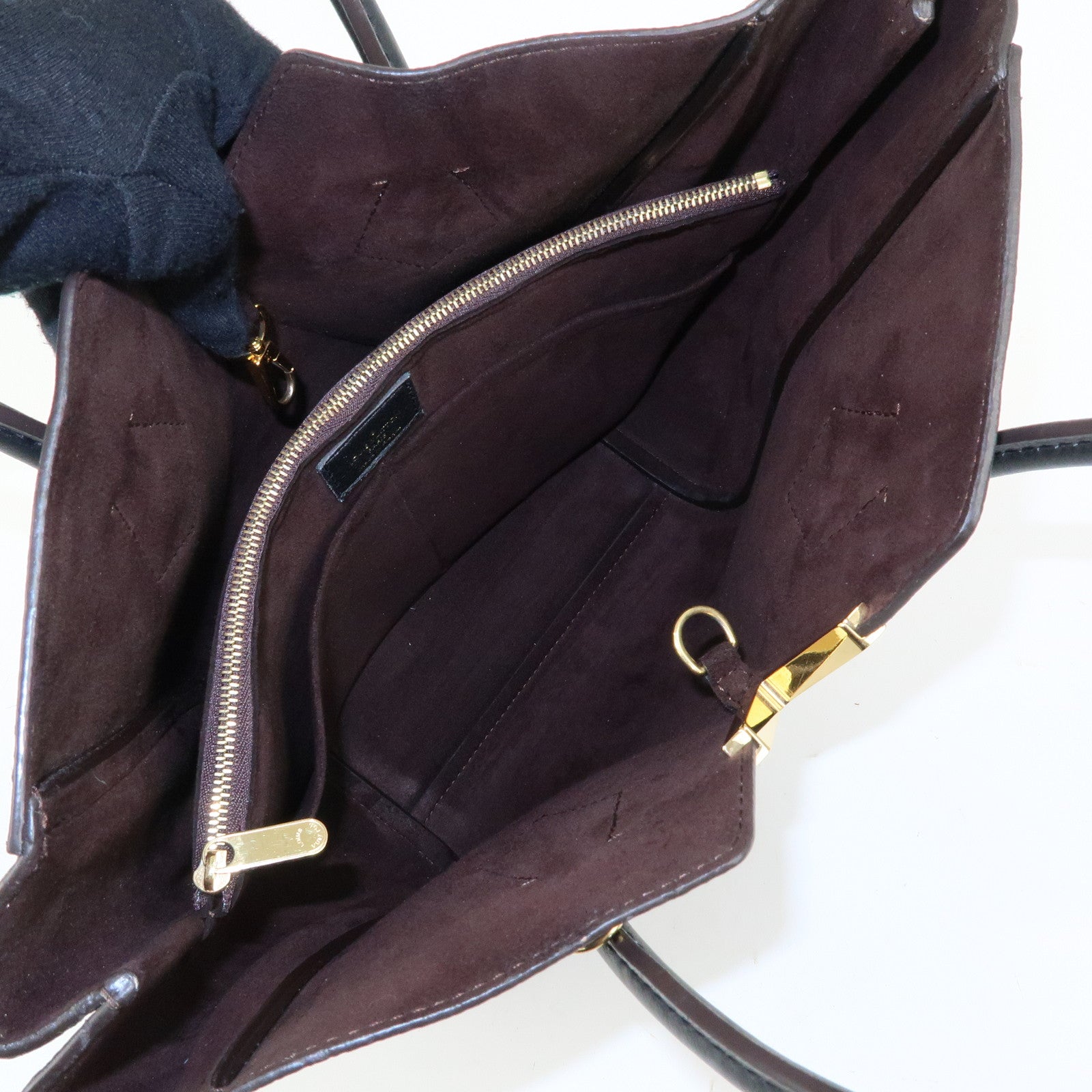 Louis Vuitton Monogram Kimono PM Hand Bag Tote Bag Noir M41855