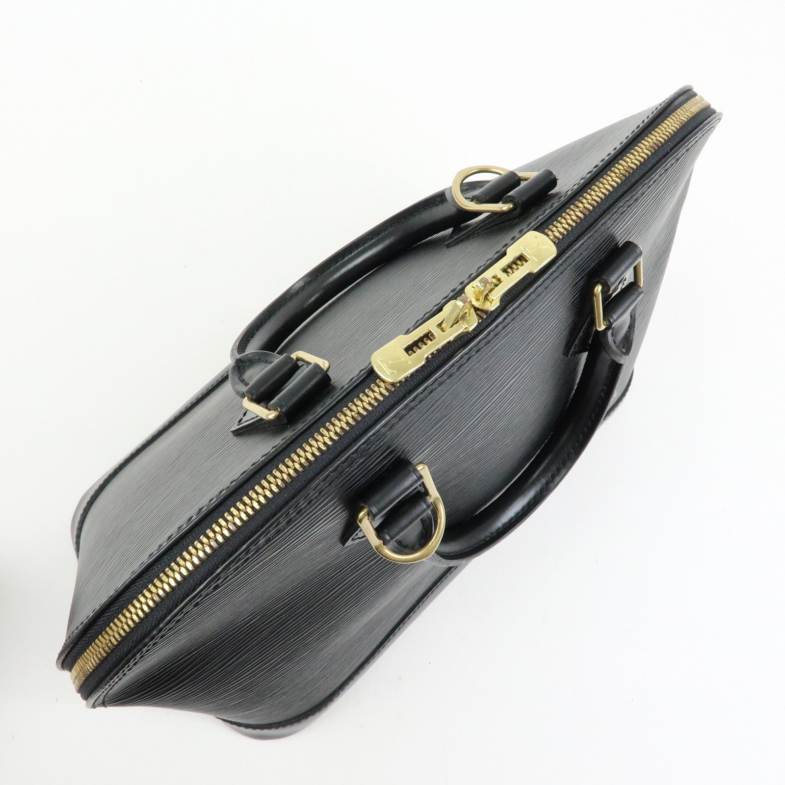 Louis Vuitton Epi Alma Hand Bag Noir Black M52142