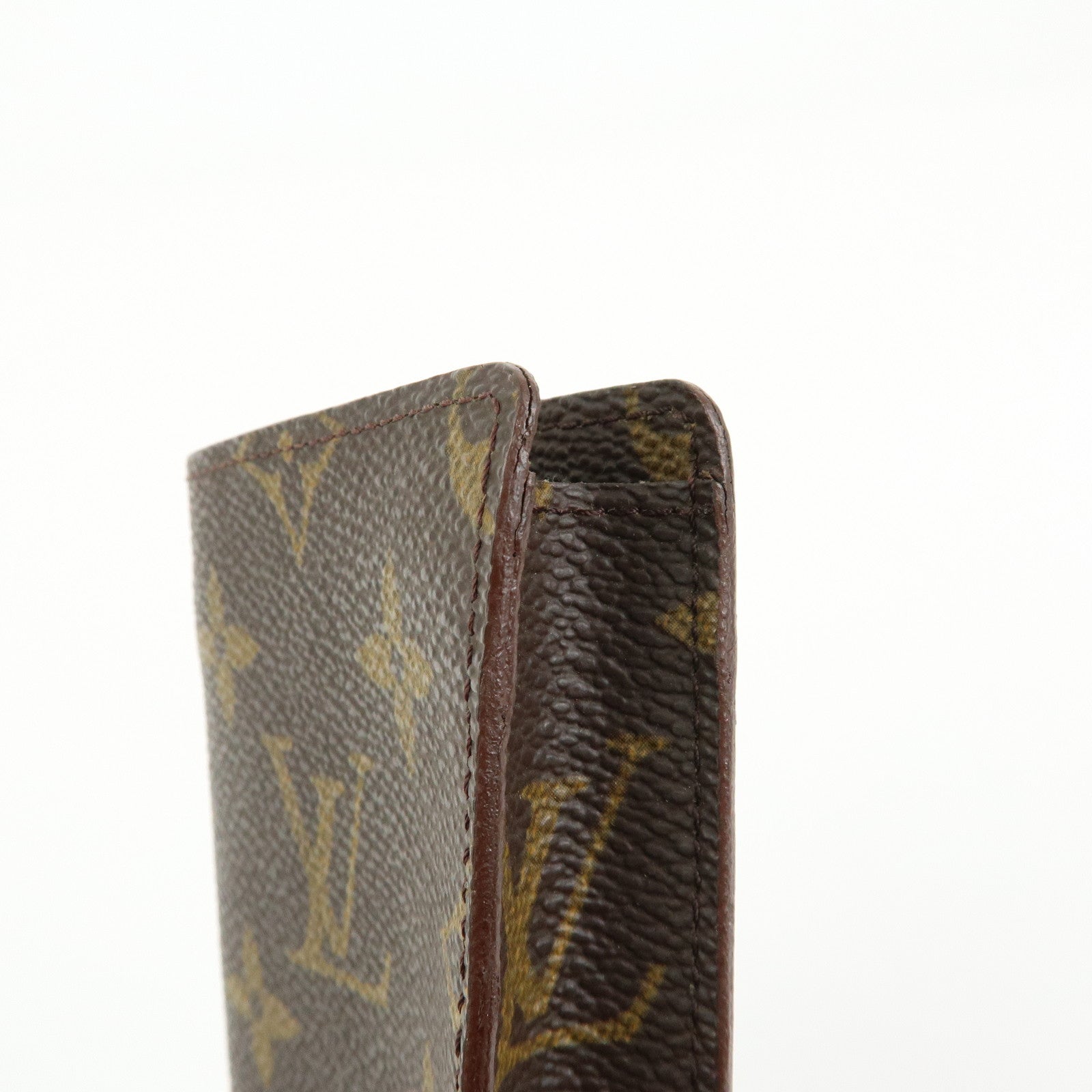Louis Vuitton Monogram Set of 2 Glasses Case Brown M62962 M62970