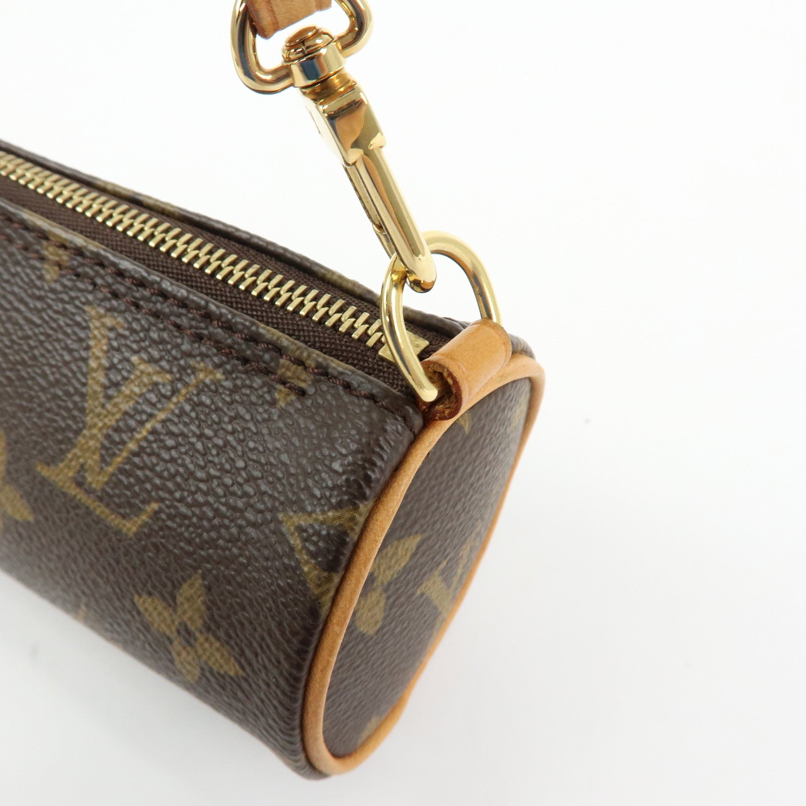 Louis Vuitton Monogram Mini Pouch for Papillon Bag Brown