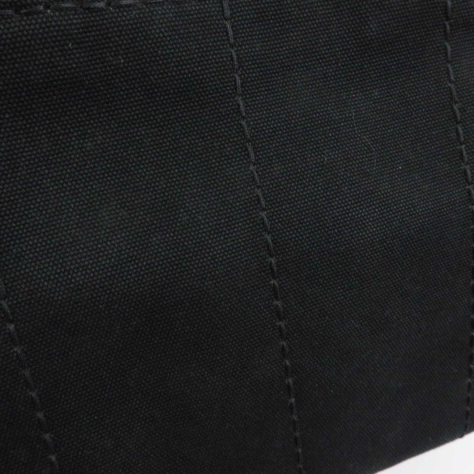 PRADA Canapa Triangle Logo Mini Canvas 2Way Hand Bag Black 1BG439