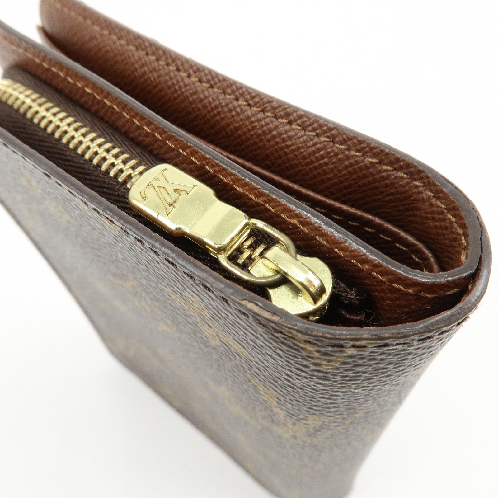 Louis Vuitton Monogram Porte Papier Zip Bi-fold Wallet M61207