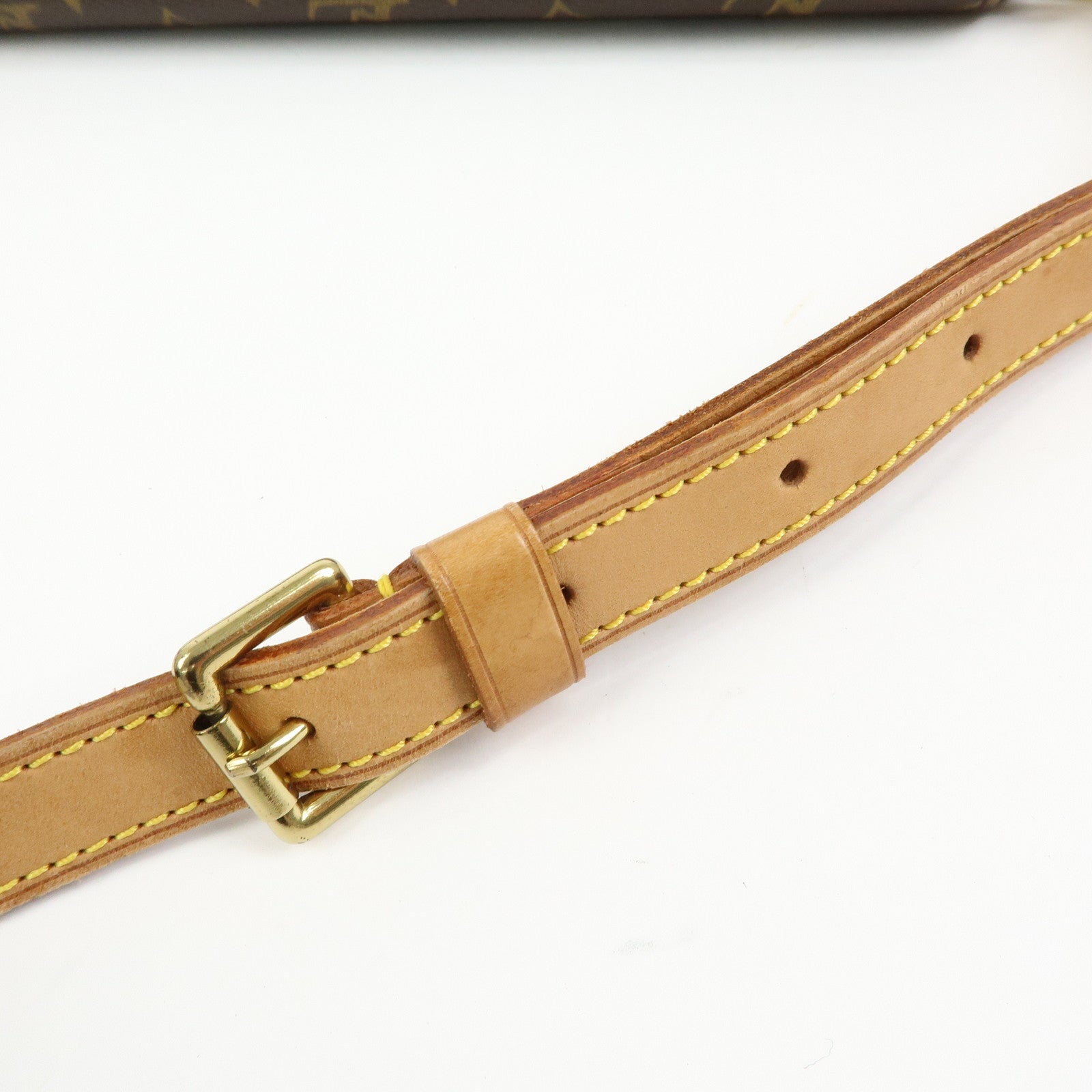 Louis Vuitton Monogram Musette Tango Short Shoulder Bag Brown M51257