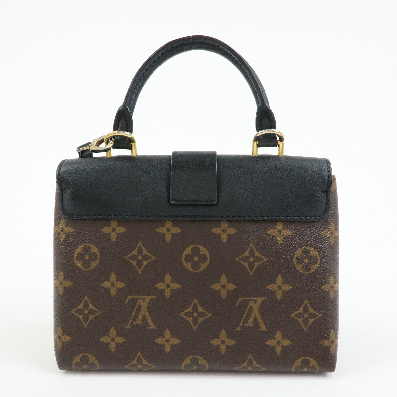 Louis Vuitton Monogram Locky BB 2Way Shoulder Bag Brown Noir M44141