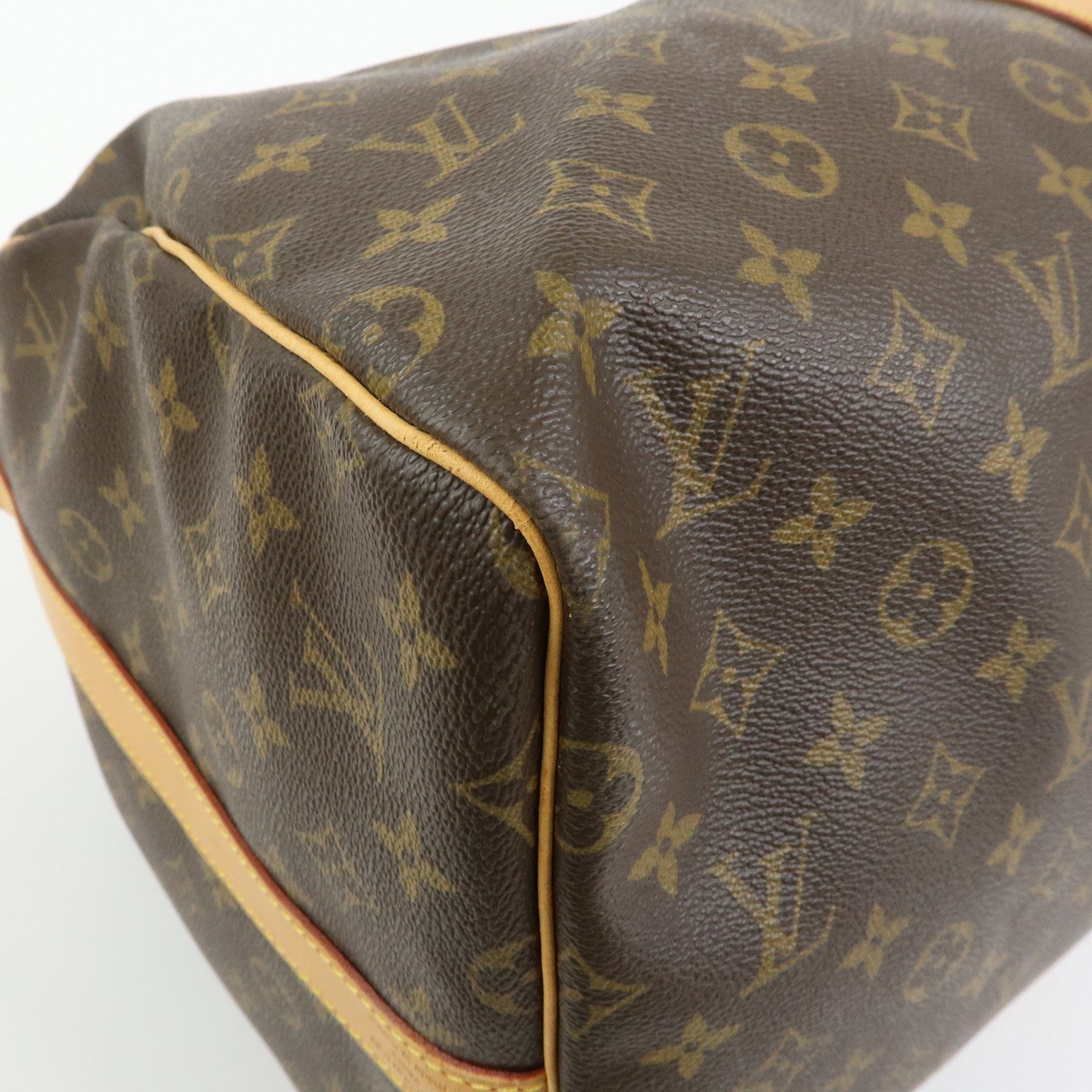 Louis Vuitton Keep All Bandouliere 55 Boston Bag Hand Bag Brown M41414