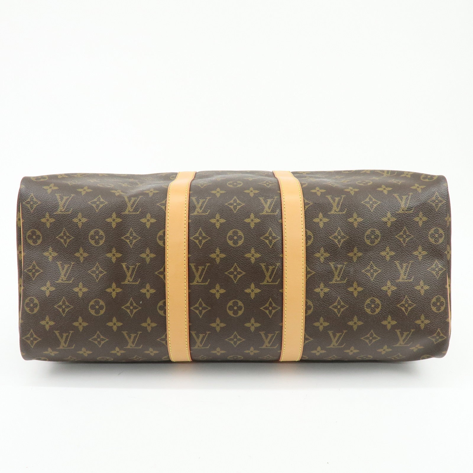 Louis Vuitton Monogram Keep All 50 Boston Bag Brown M41426