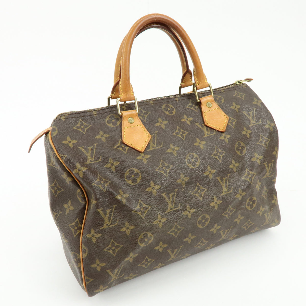 Louis Vuitton Monogram Speedy 30 Boston Bag Hand Bag Brown M41526