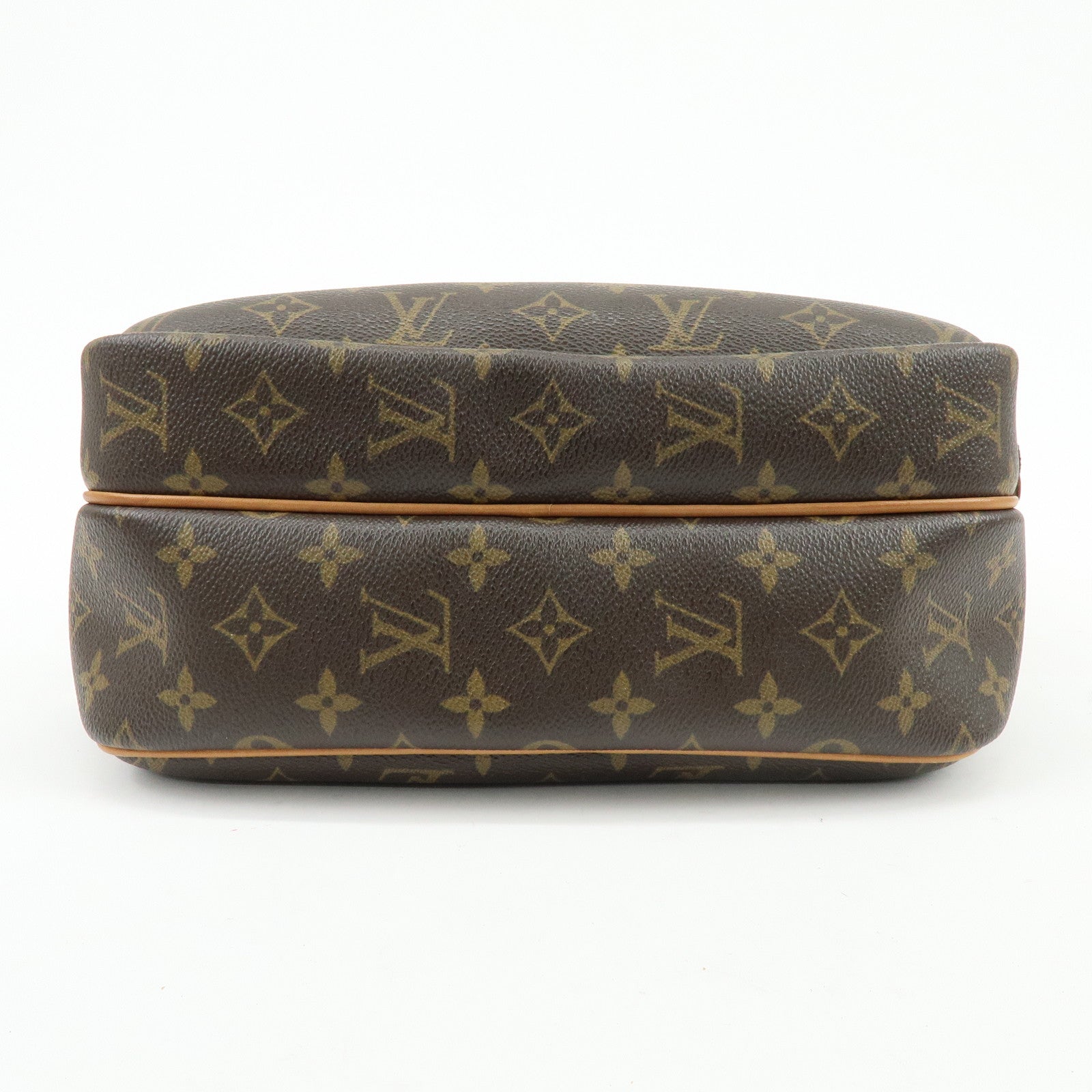 Louis Vuitton Monogram Reporter PM Shoulder Crossbody Bag Brown M45254