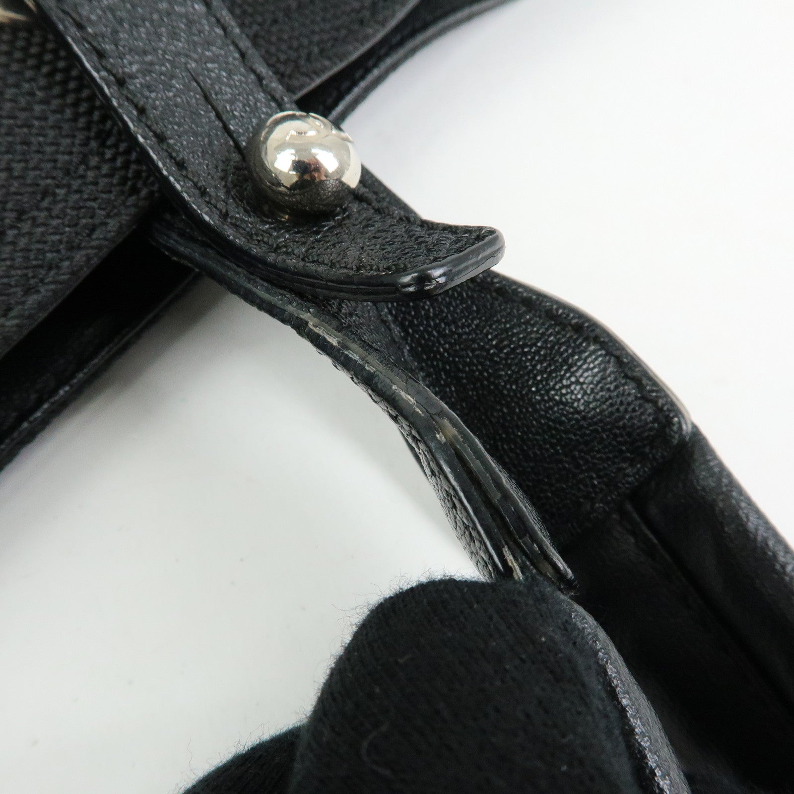 CHANEL Paris Biarritz MM PVC Leather Tote Bag Hand Bag Black A34209
