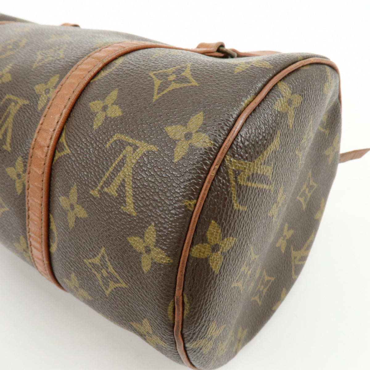 Louis Vuitton Monogram Papillon 30 Hand Bag Brown M51365