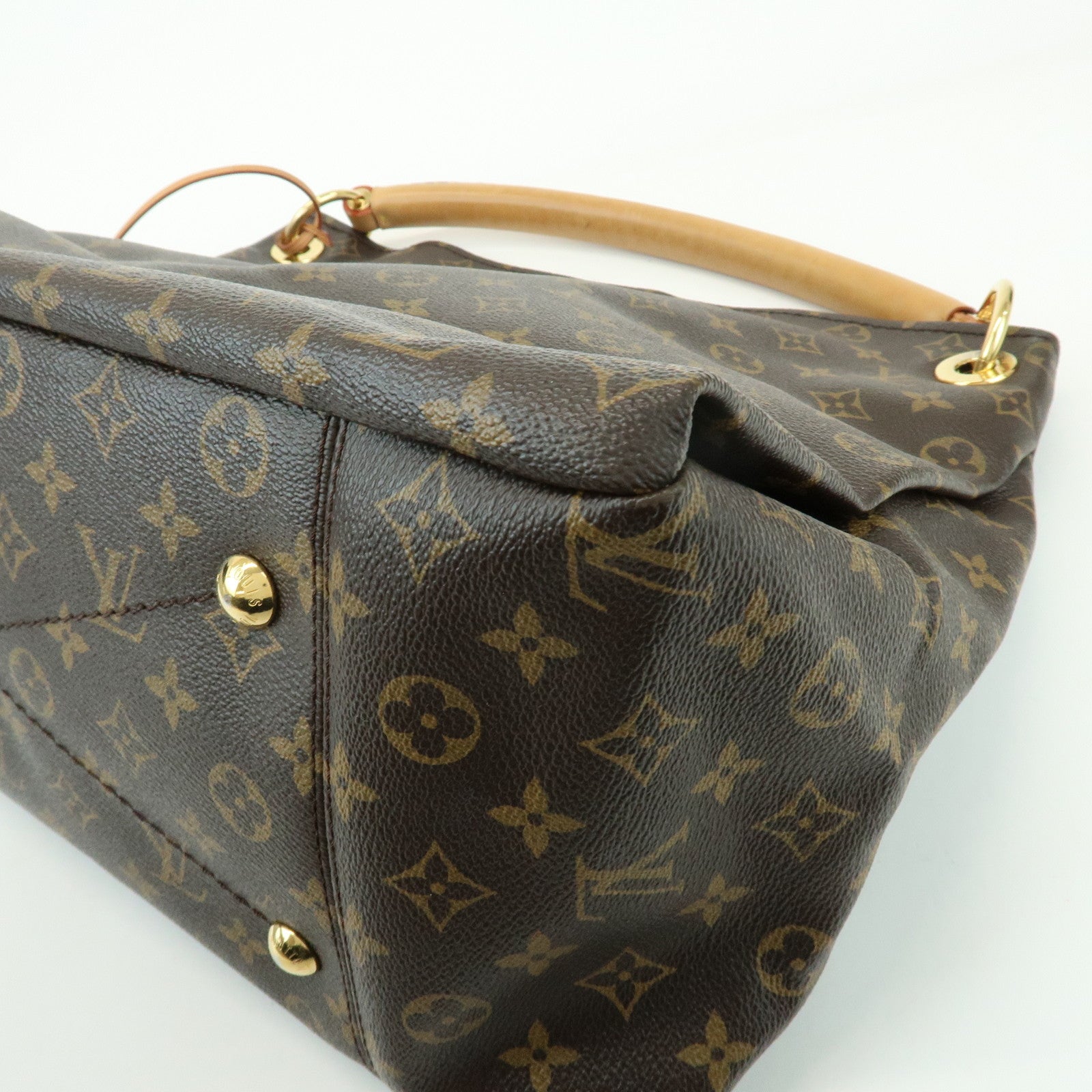 Louis Vuitton Monogram Artsy MM Shoulder Bag Brown M40249