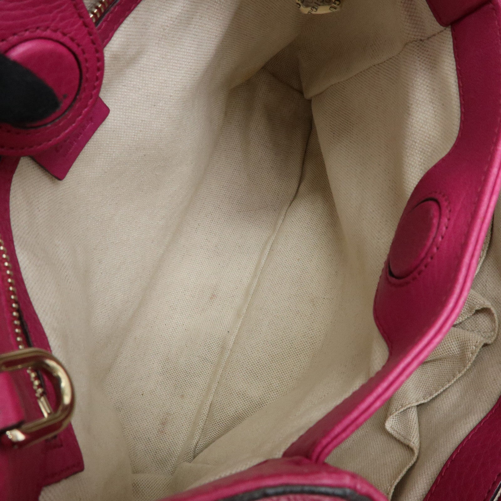 GUCCI Bamboo Shopper Small Leather 2Way Bag Tote Bag Pink 336032