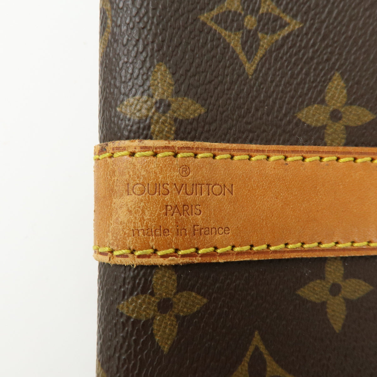 Louis Vuitton Monogram Keep All Bandouliere 55 Boston Bag Brown M41414