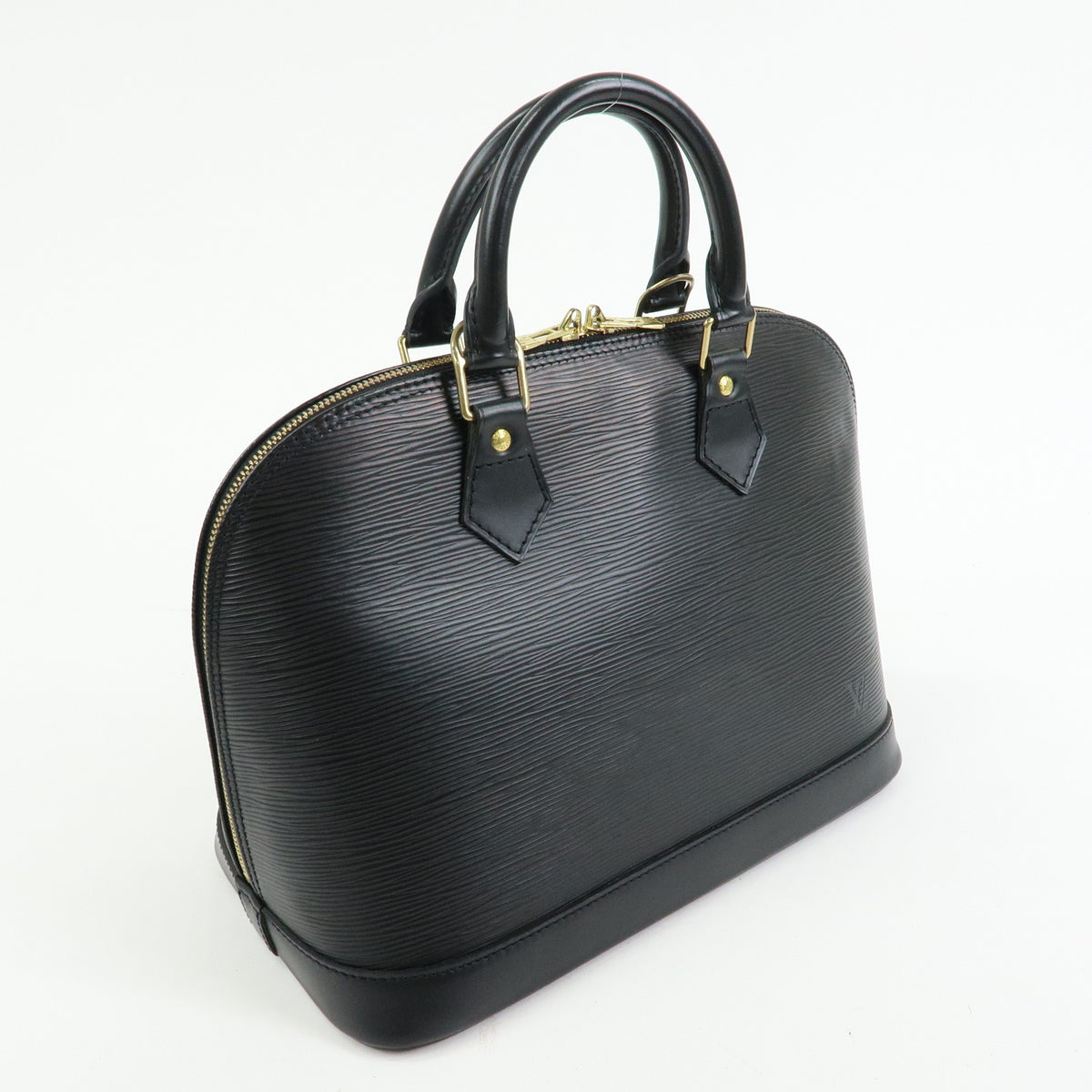 Louis Vuitton Epi Alma PM Hand Bag Noir Black M52142
