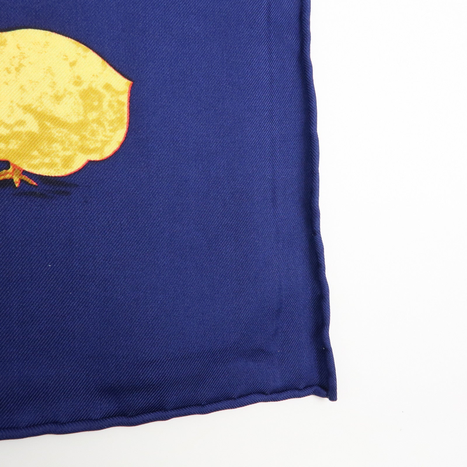 HERMES Carre 90 Silk 100% Scarf COUVEE D HERMES Blue Red White