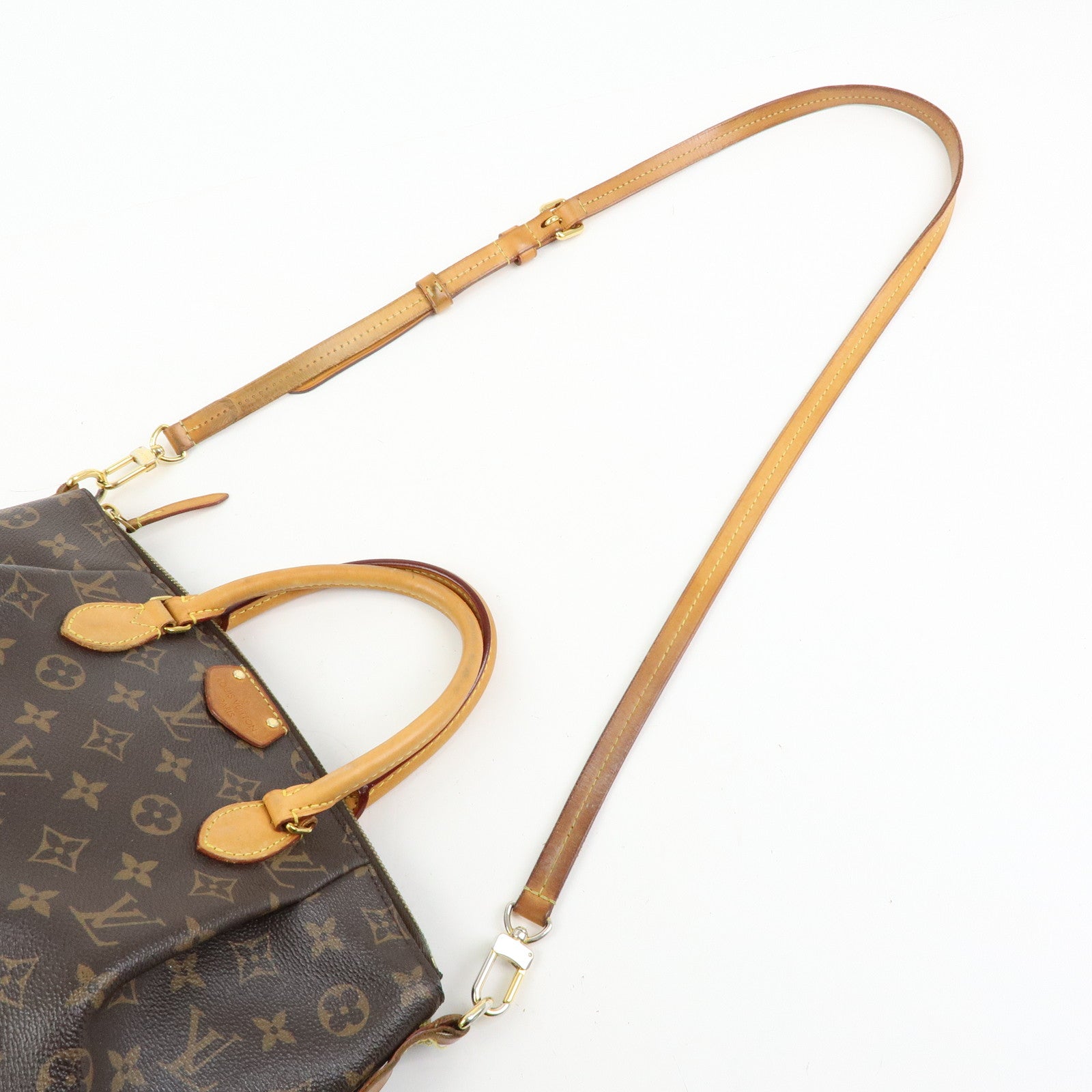Louis Vuitton Monogram Turenne PM 2Way Bag Hand Bag Brown M48813