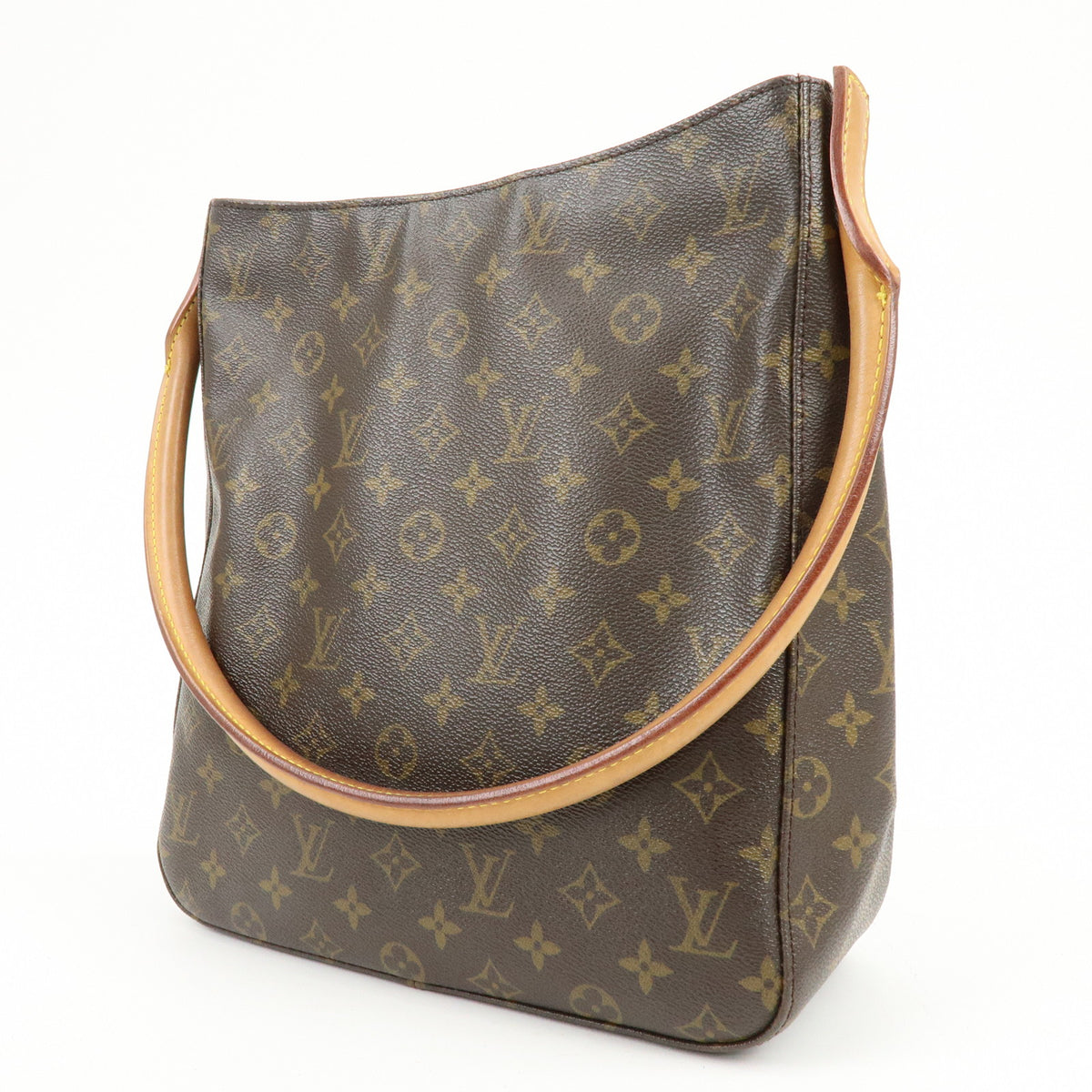 Louis Vuitton Monogram Looping GM Shoulder Bag Brown M51145